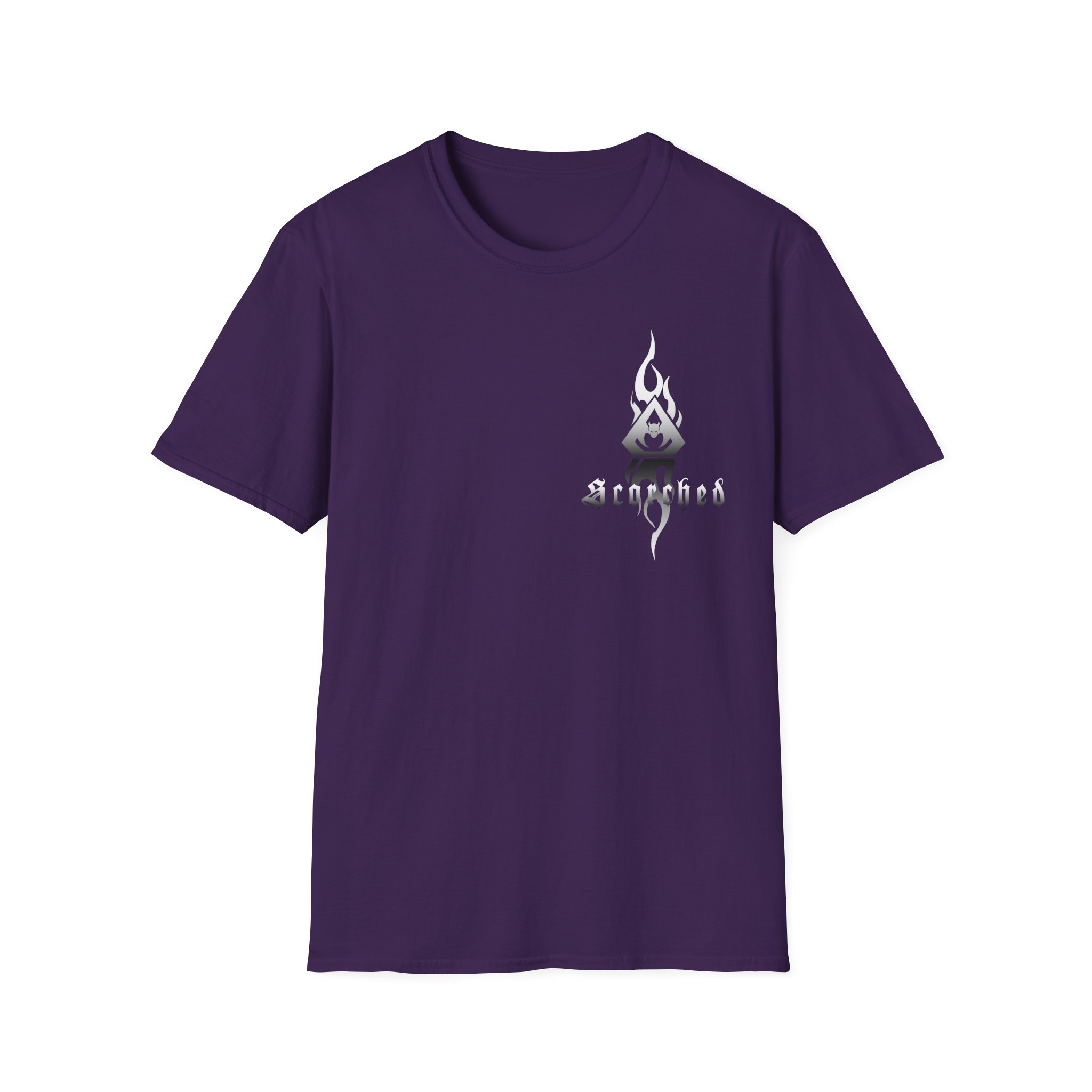 Overkill Scorched Stretched Logo Unisex Softstyle T-Shirt