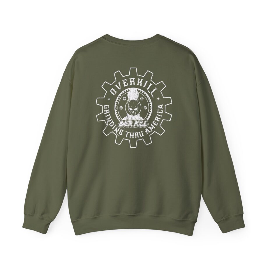 Overkill Embroidered Gear Logo Unisex Heavy Blend™ Crewneck Sweatshirt