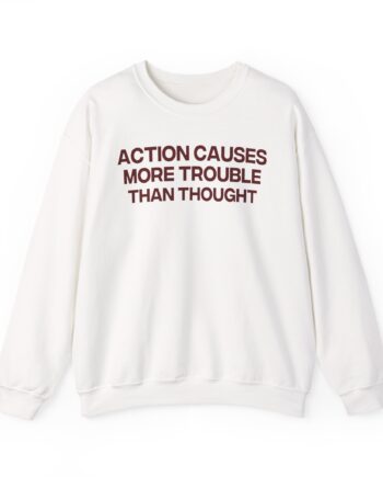 Jenny Holzer Action Causes More Trouble Than Thought Unisex Heavy Blend™ Crewneck Sweatshirt