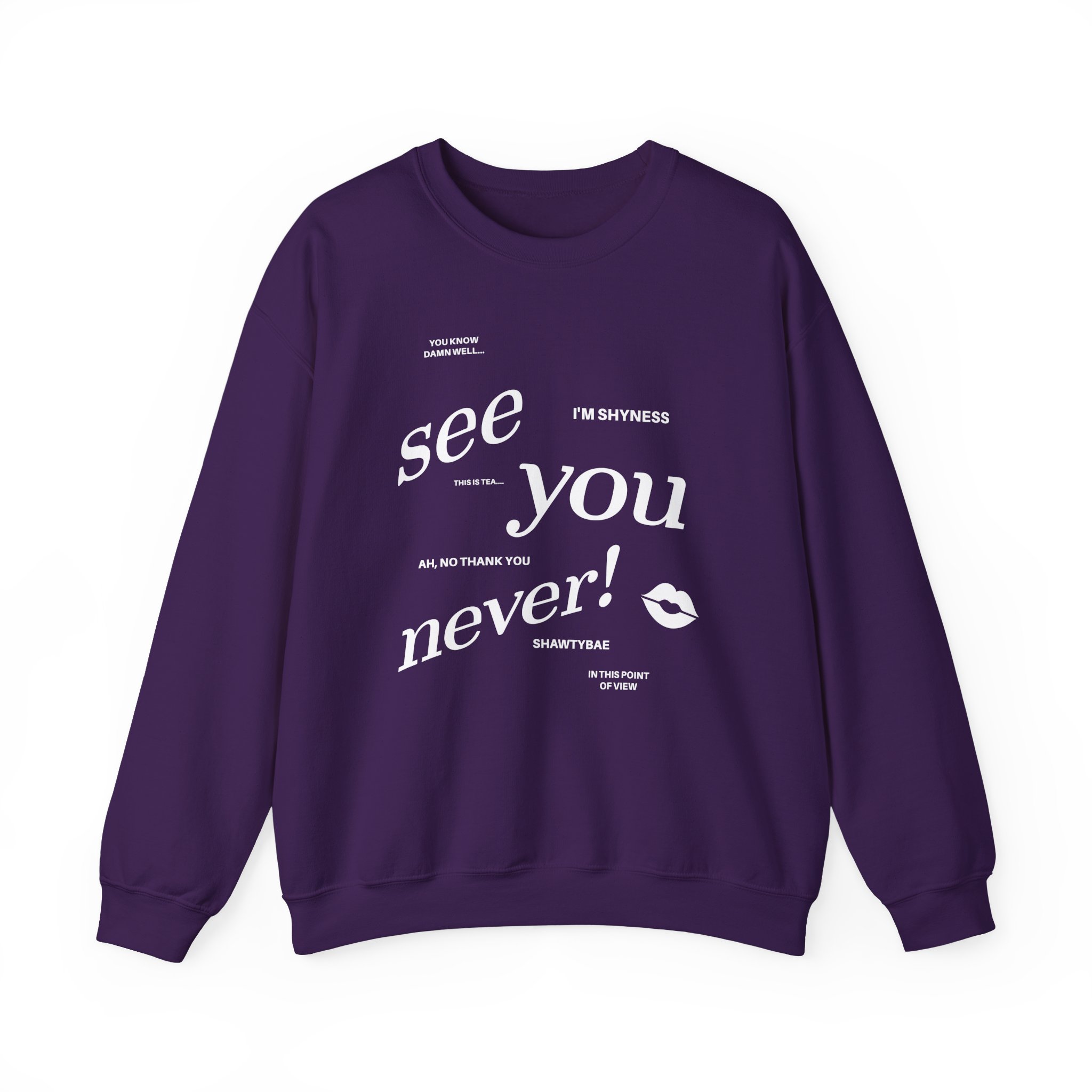 Shawty Bae Diss Gurrr Anniversary Unisex Heavy Blendâ„¢ Crewneck Sweatshirt