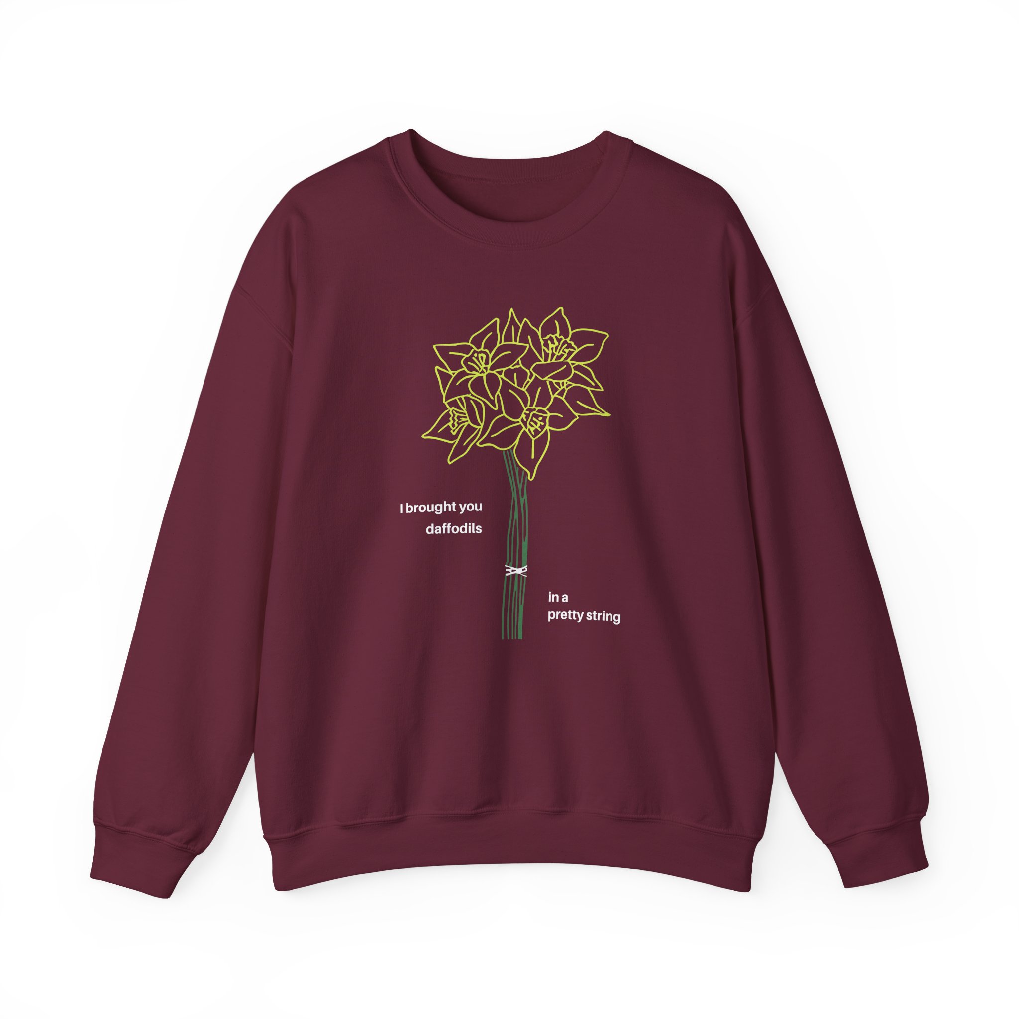 Tom Odell Daffodils Unisex Heavy Blendâ„¢ Crewneck Sweatshirt