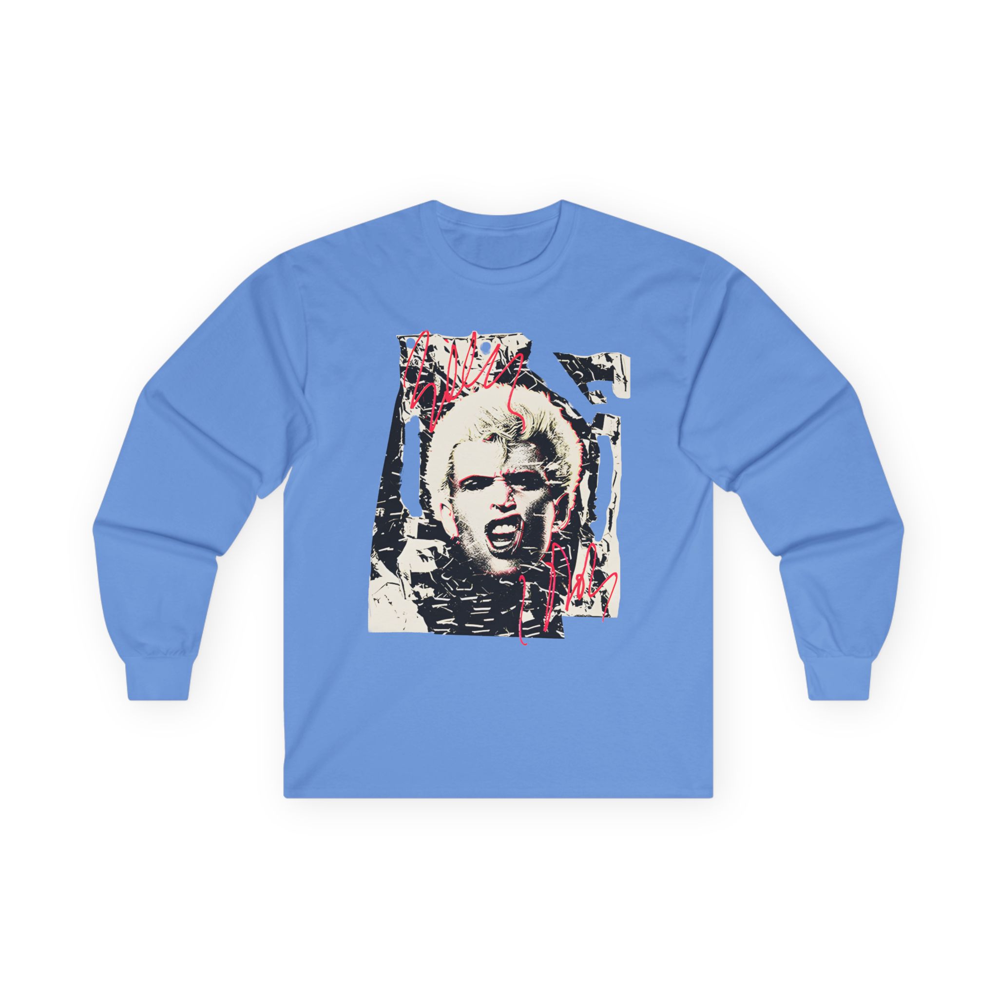 Billy Idol Shattered Photo Unisex Ultra Cotton Long Sleeve Tee