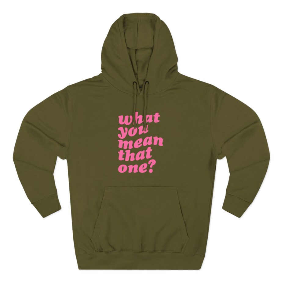 Shawty Bae What You Mean Three-Panel Fleece Hoodie