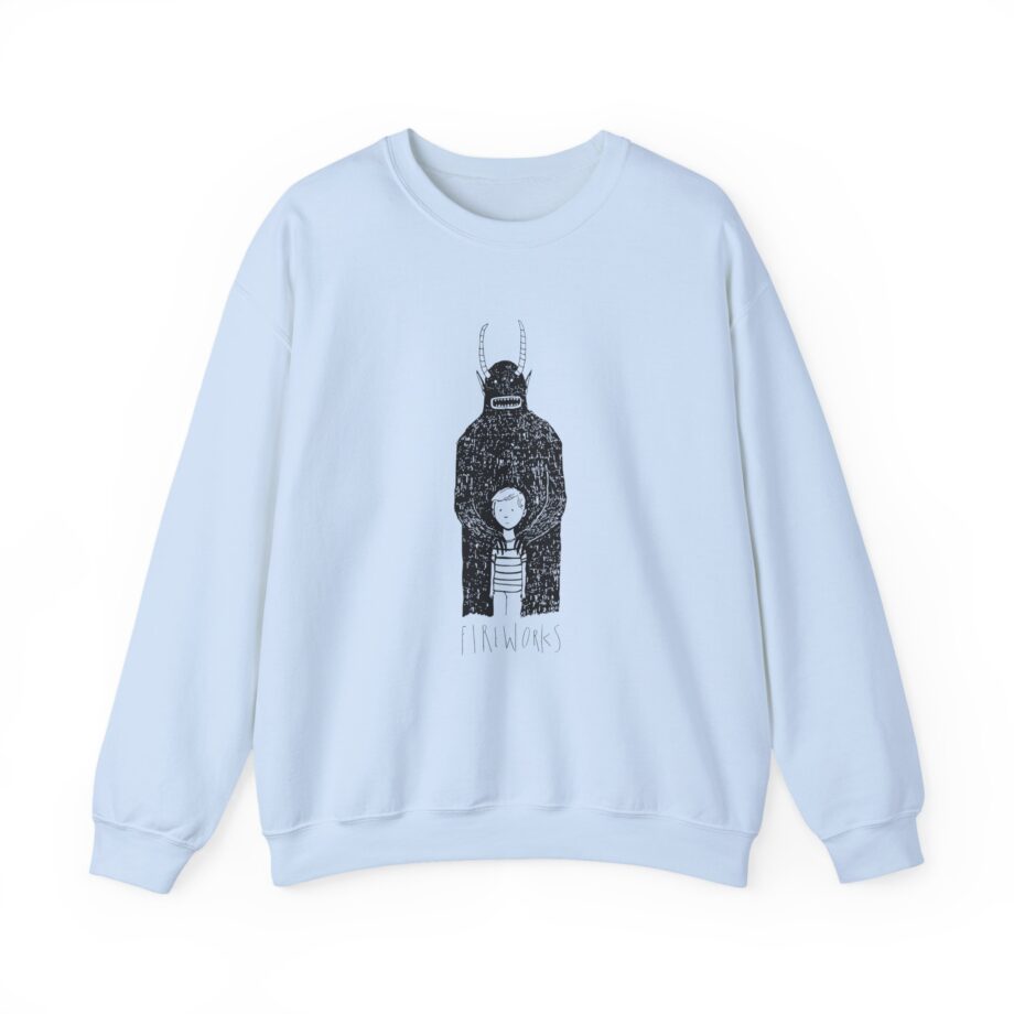 Fireworks Monster Unisex Heavy Blend™ Crewneck Sweatshirt