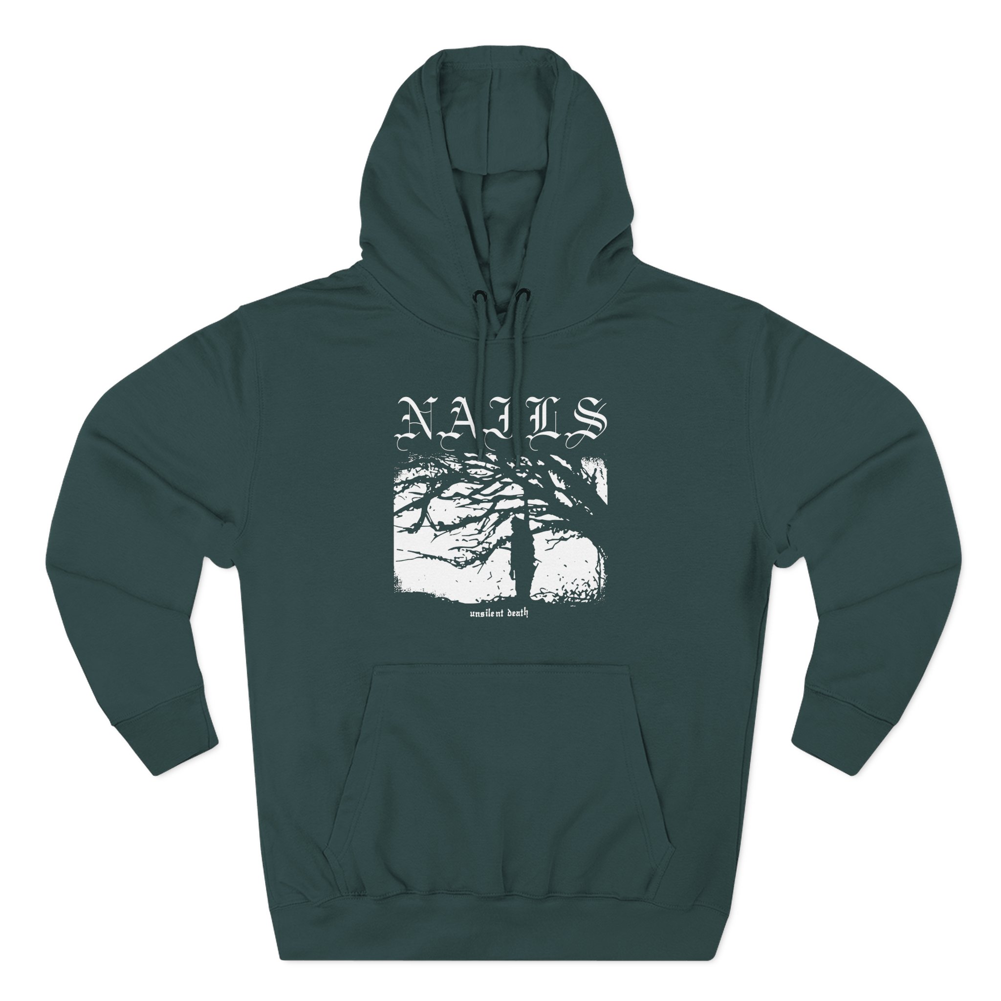 Nails Unsilent Death Three-Panel Fleece Hoodie