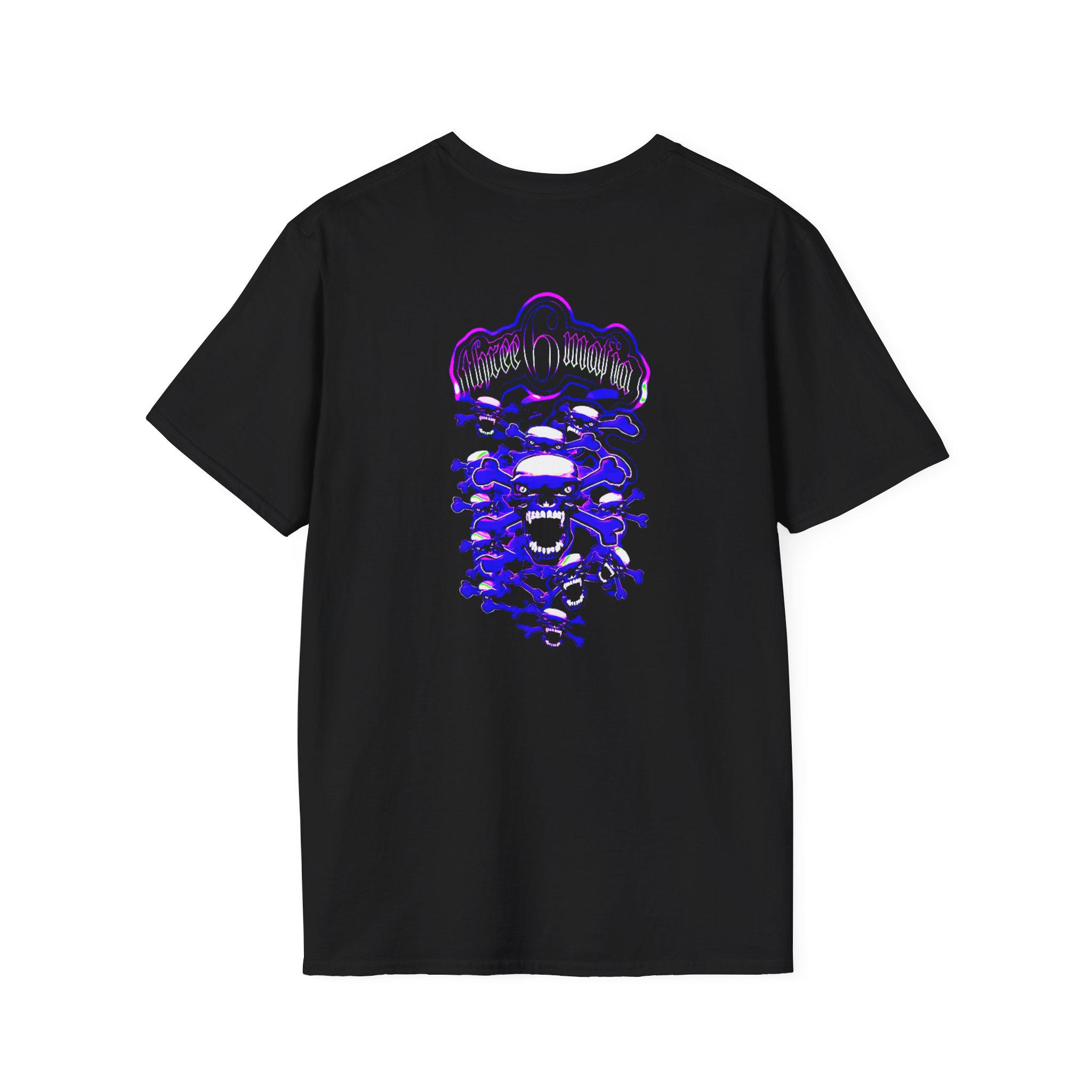 Three 6 Mafia Hard Hittaz Unisex Softstyle T-Shirt