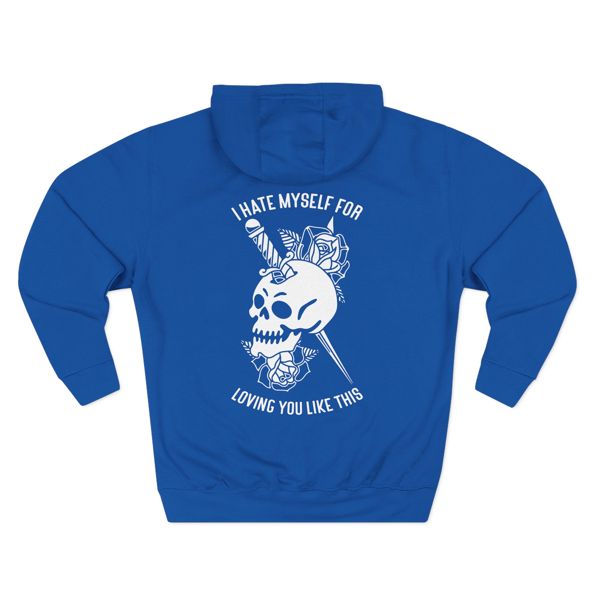 Bayside Dagger Skull Three-Panel Fleece Hoodie