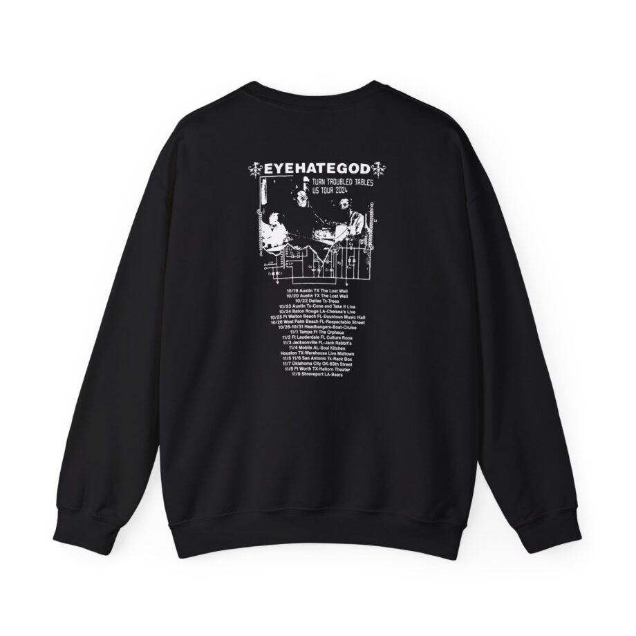 Eyehategod Turn Troubled Tables Us Tour Unisex Heavy Blend™ Crewneck Sweatshirt