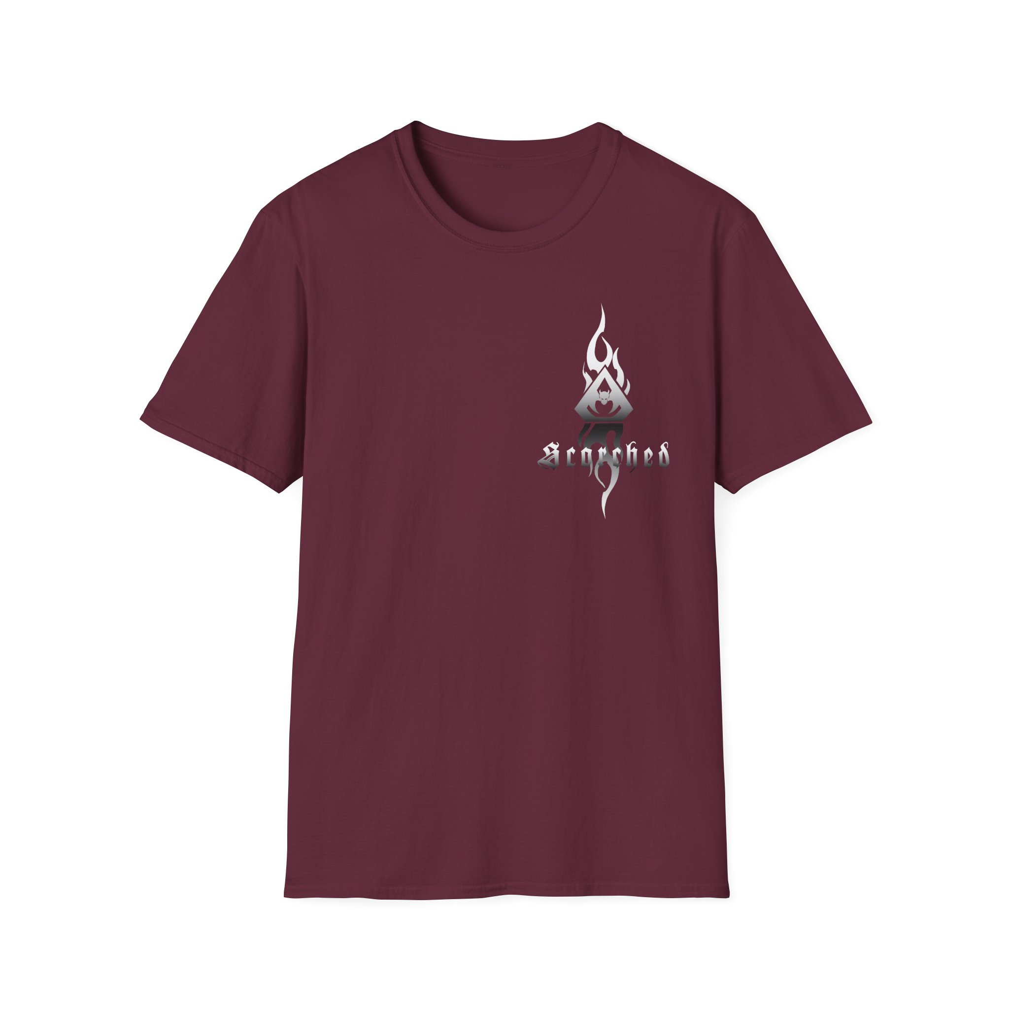 Overkill Scorched Stretched Logo Unisex Softstyle T-Shirt