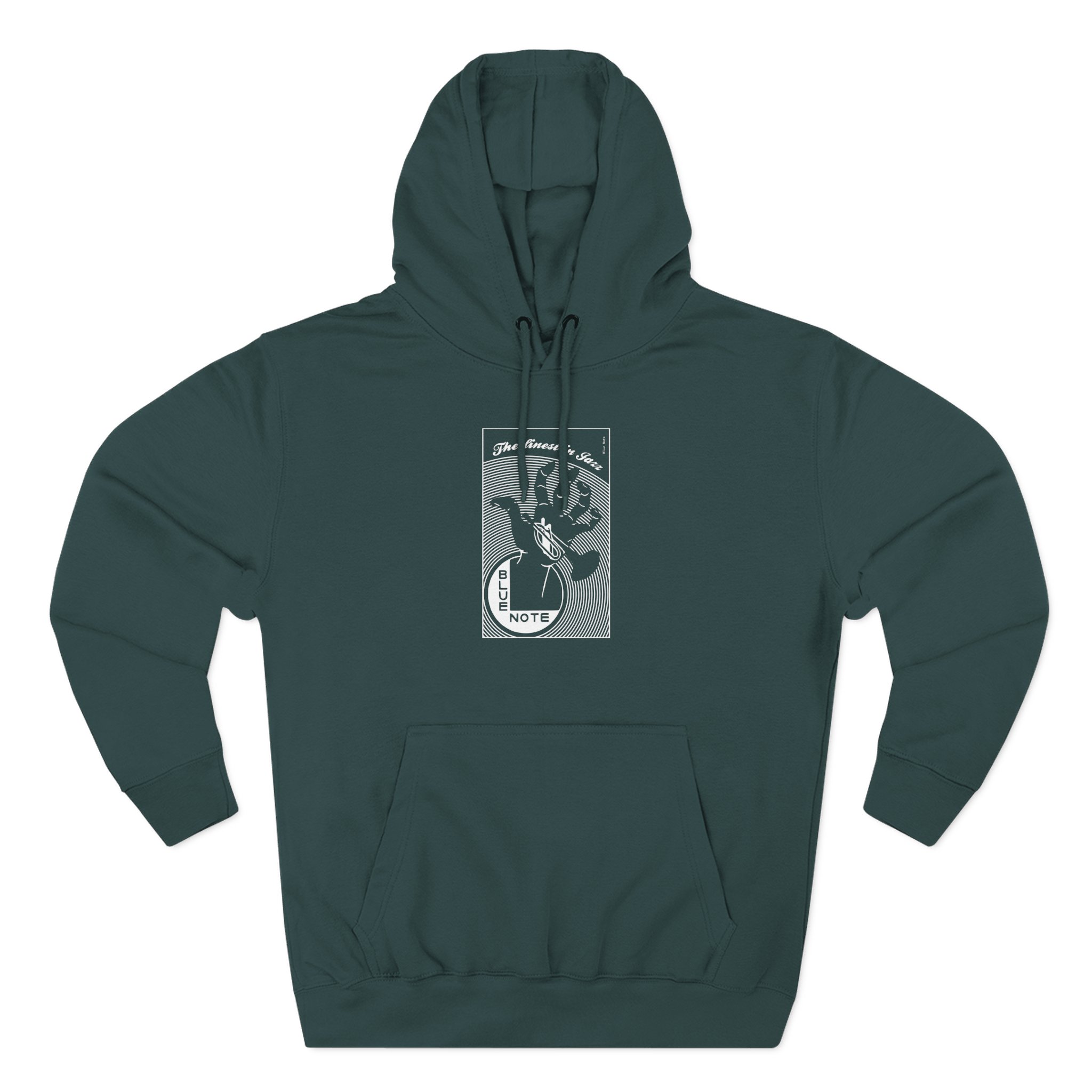 Blue Note Records Three-Panel Fleece Hoodie