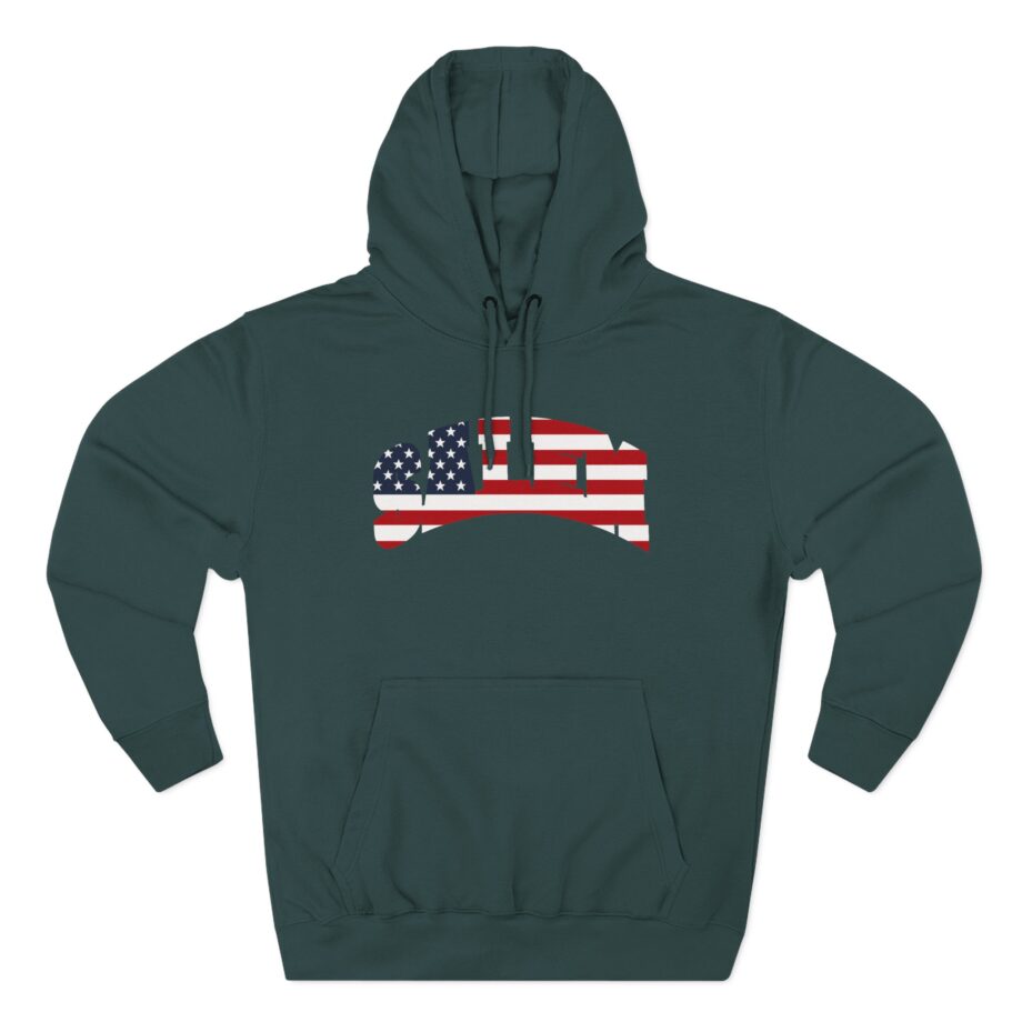Salem American Three-Panel Fleece Hoodie