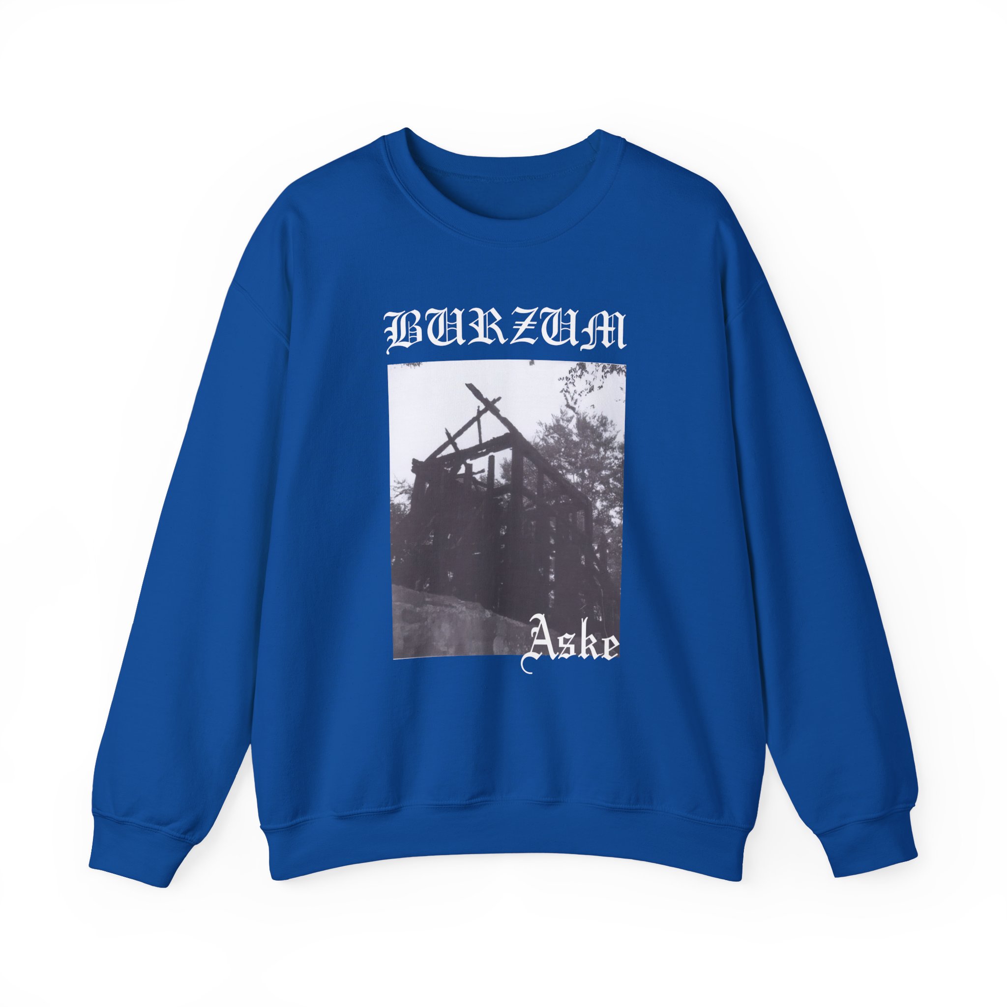 Burzum Aske Unisex Heavy Blendâ„¢ Crewneck Sweatshirt