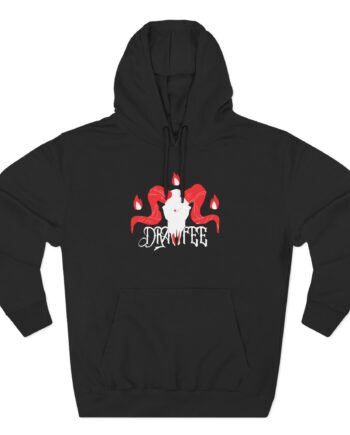 Drawfee Metal Three-Panel Fleece Hoodie