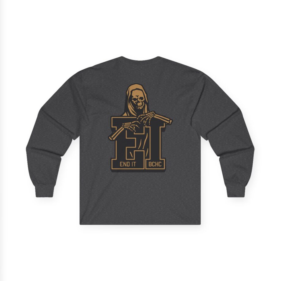 End It Bchc Reaper Emblem Unisex Ultra Cotton Long Sleeve Tee
