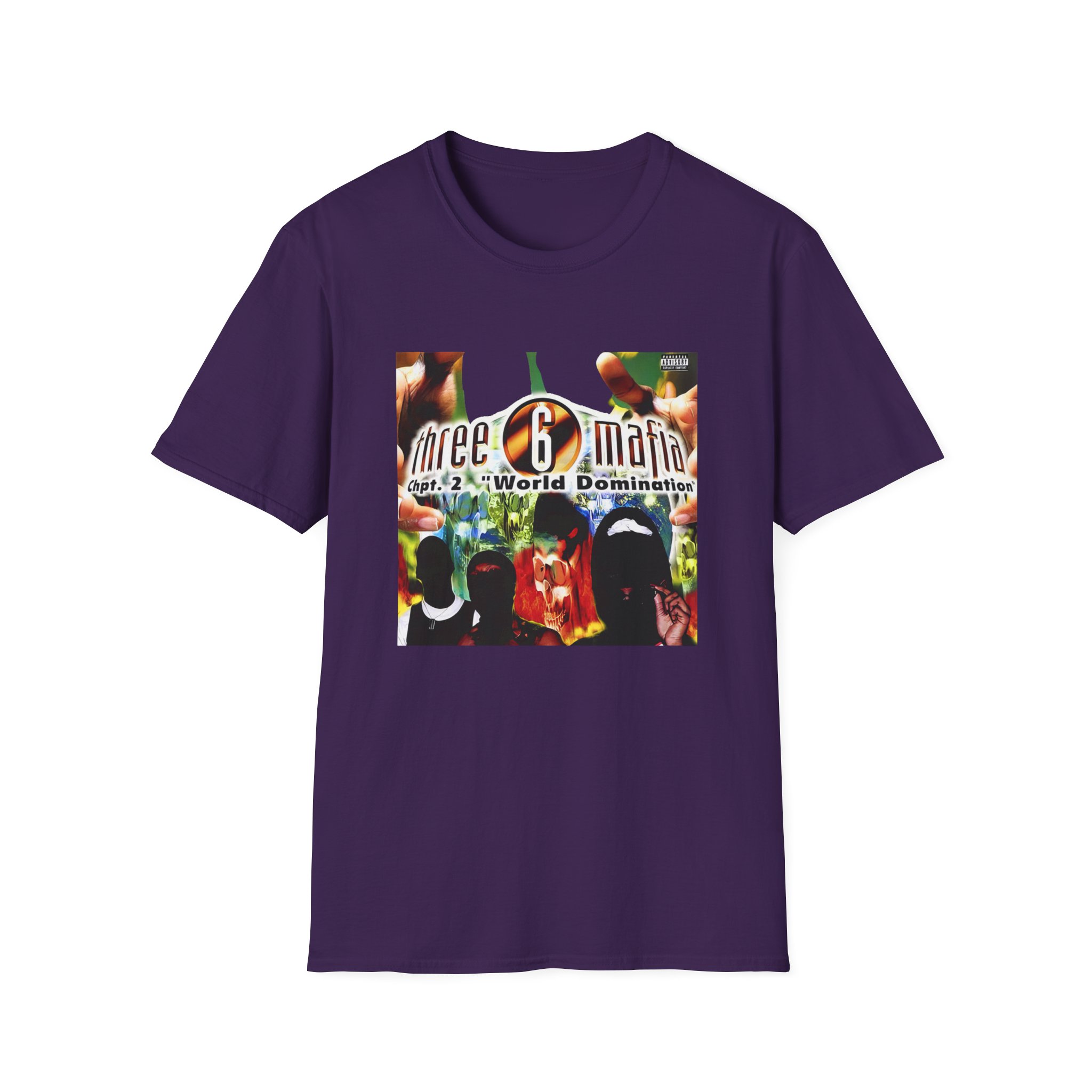 Three 6 Mafia Cover WD Unisex Softstyle T-Shirt