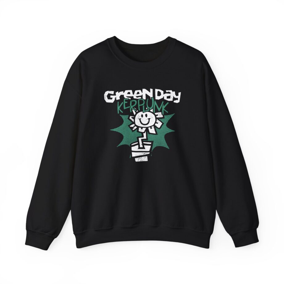 Green Day Kerplunk Vintage Flower Unisex Heavy Blend™ Crewneck Sweatshirt