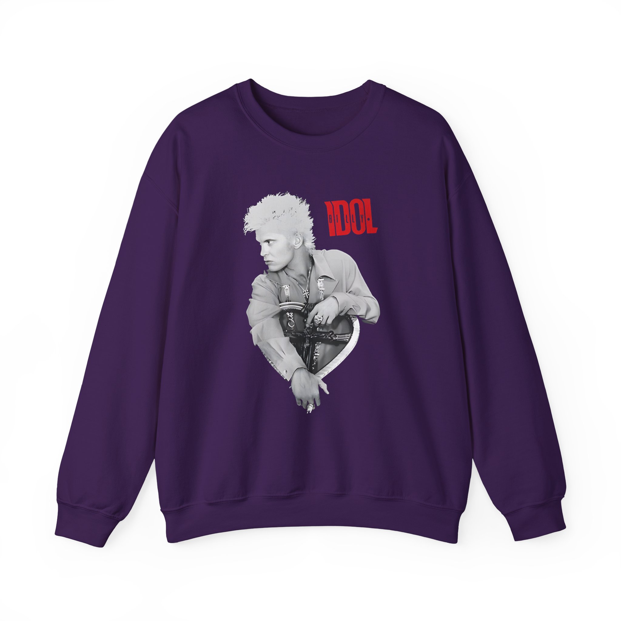 Billy Idol Heart Unisex Heavy Blendâ„¢ Crewneck Sweatshirt