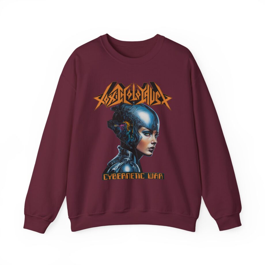 Toxic Holocaust Cybernetic War Unisex Heavy Blend™ Crewneck Sweatshirt