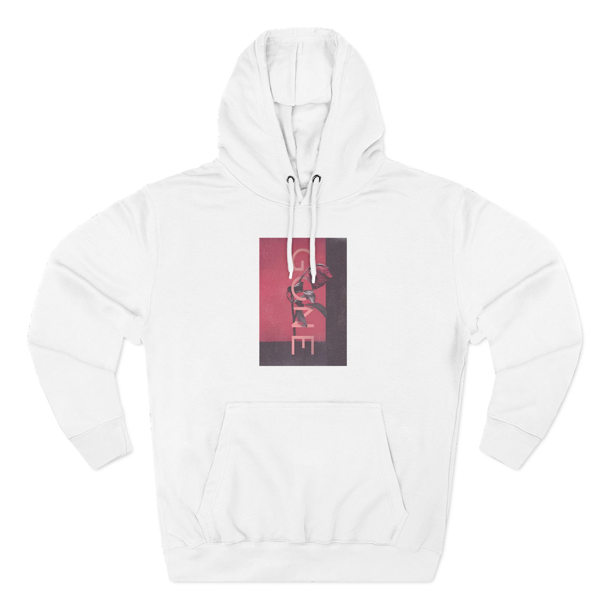 B Rose Three-Panel Fleece Hoodie