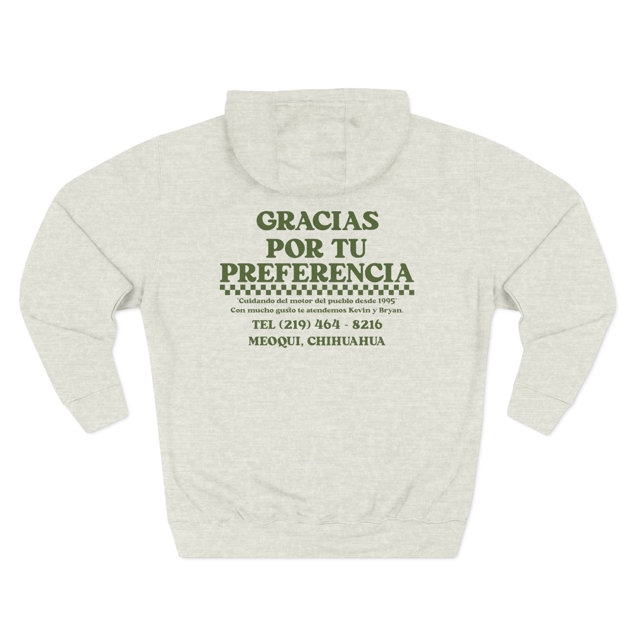 Kevin Kaarl playera taller Three-Panel Fleece Hoodie