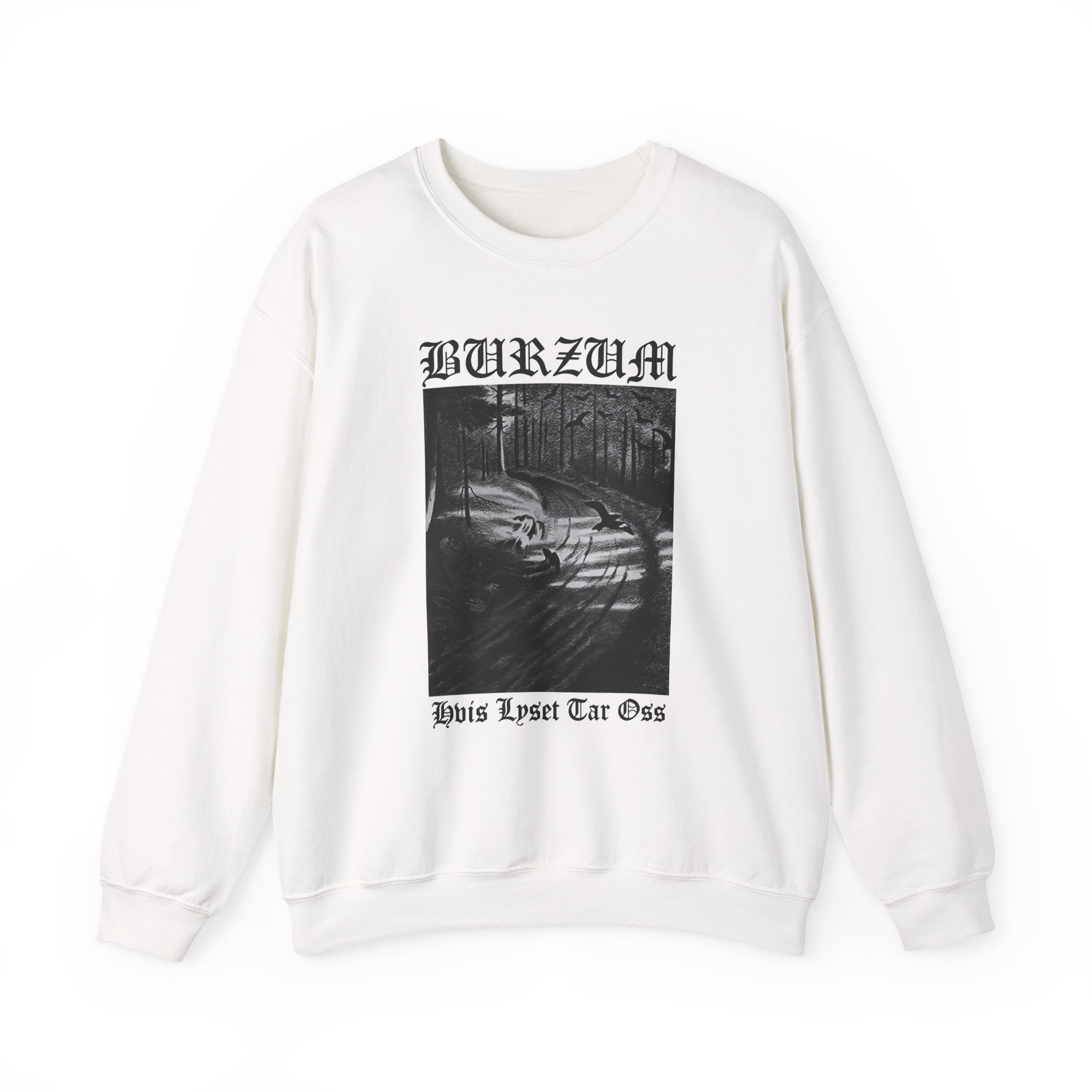 Burzum Hvis Lyset Tar Oss Unisex Heavy Blendâ„¢ Crewneck Sweatshirt