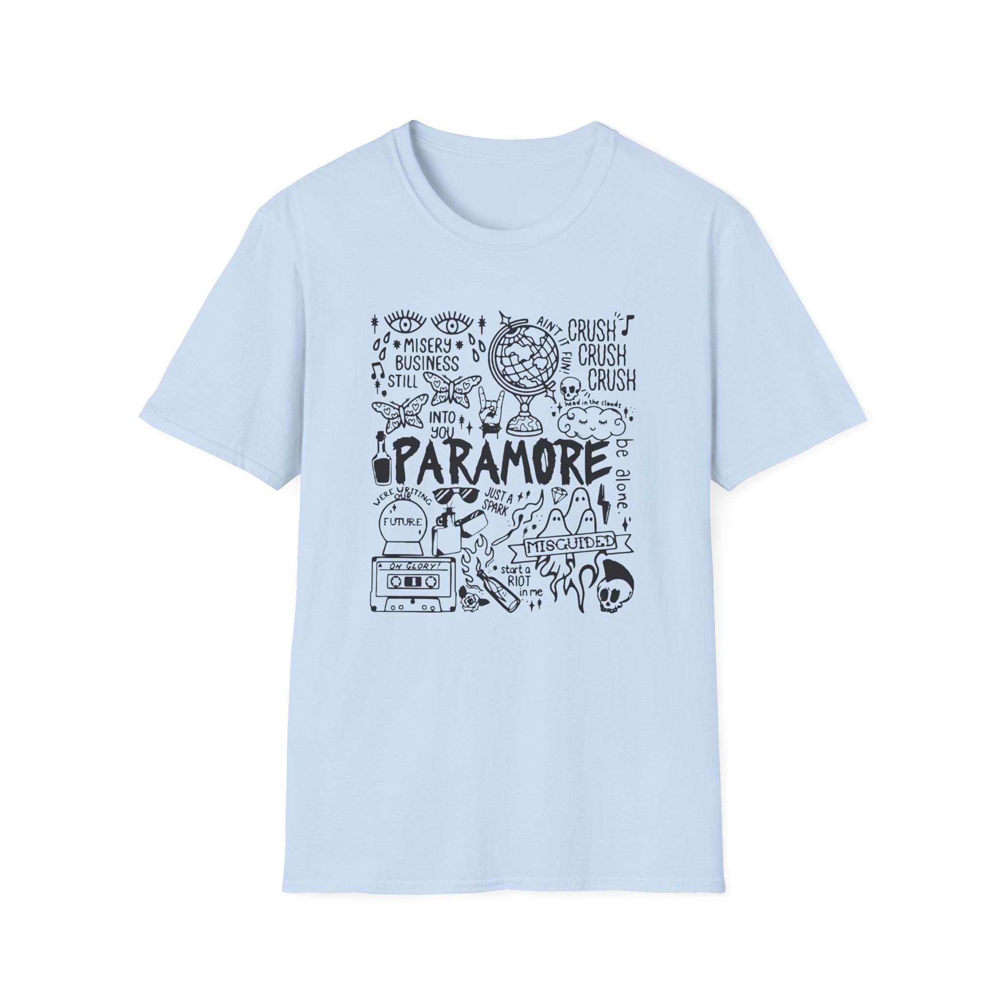 Hayley Willians Camiseta Paramore Emo Rock Unisex Softstyle T-Shirt