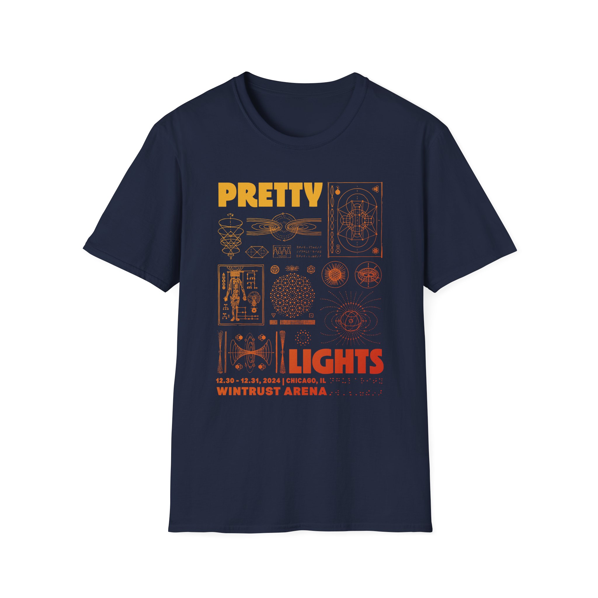 Pretty Lights Lucid Livestream @ Wintrust Arena Unisex Softstyle T-Shirt