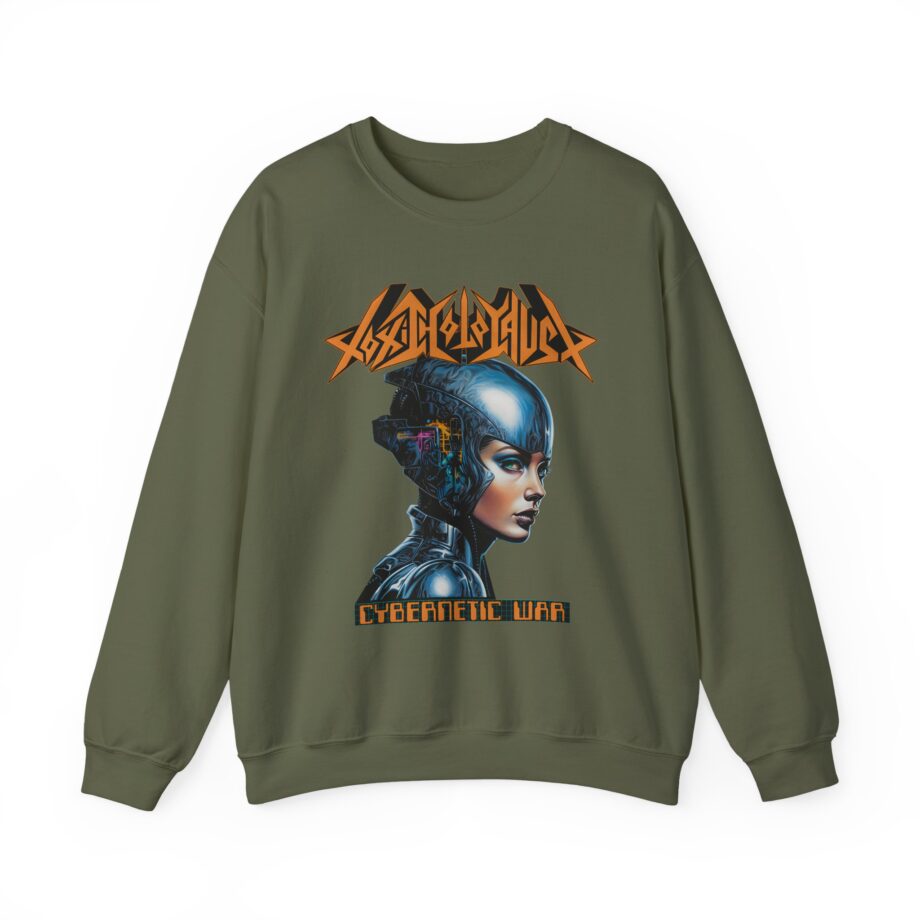 Toxic Holocaust Cybernetic War Unisex Heavy Blend™ Crewneck Sweatshirt