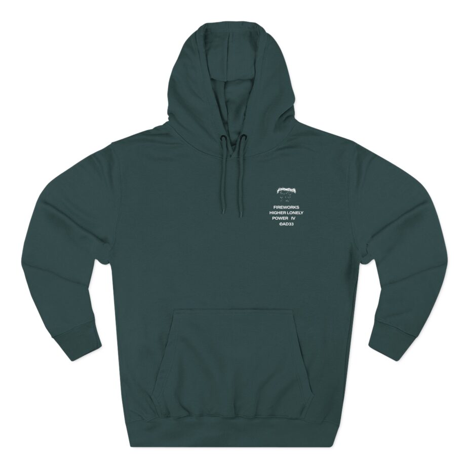 Fireworks Ad33 Three-Panel Fleece Hoodie