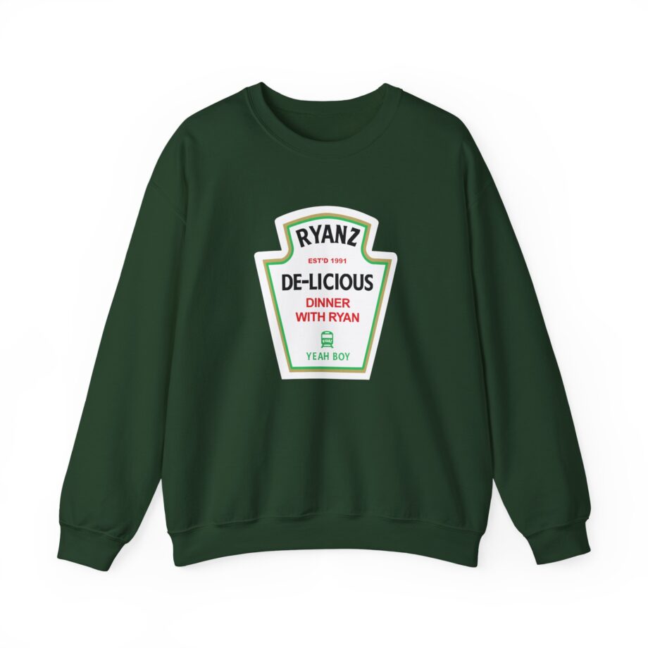Ryan Windridge De-lecious Dinner Unisex Heavy Blend™ Crewneck Sweatshirt