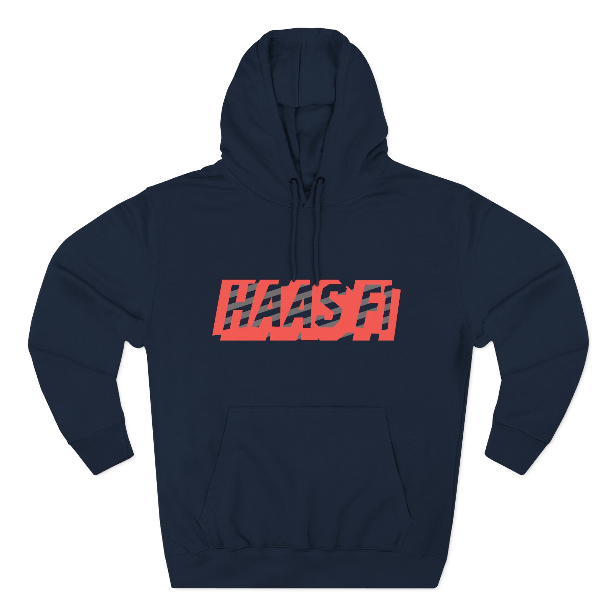 Haas F1 Three-Panel Fleece Hoodie