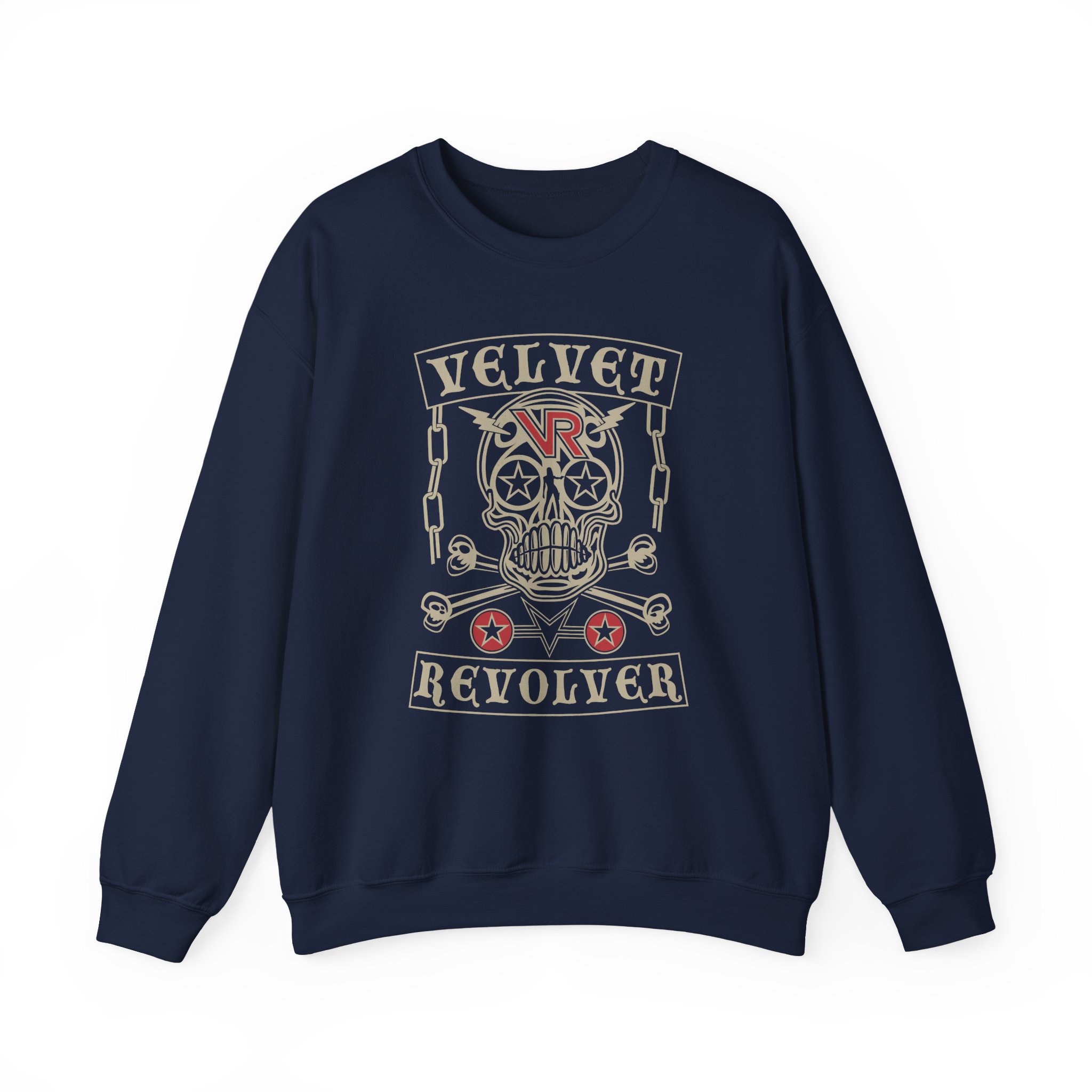 Velvet Revolver Velvet Skull Unisex Heavy Blend Crewneck Sweatshirt