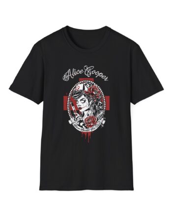 Alice Cooper Nurse Rosetta Unisex Softstyle T-Shirt