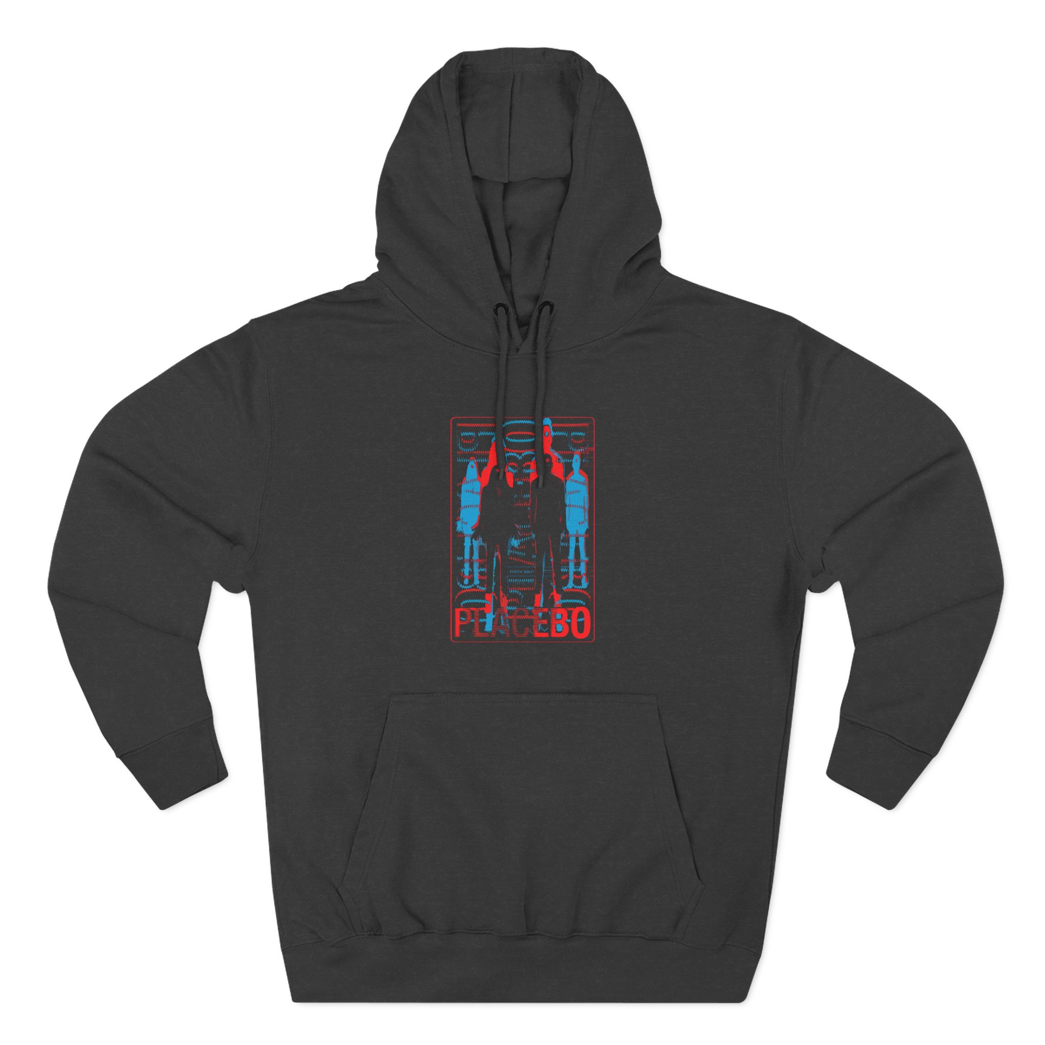Placebo Silhouettes Three-Panel Fleece Hoodie