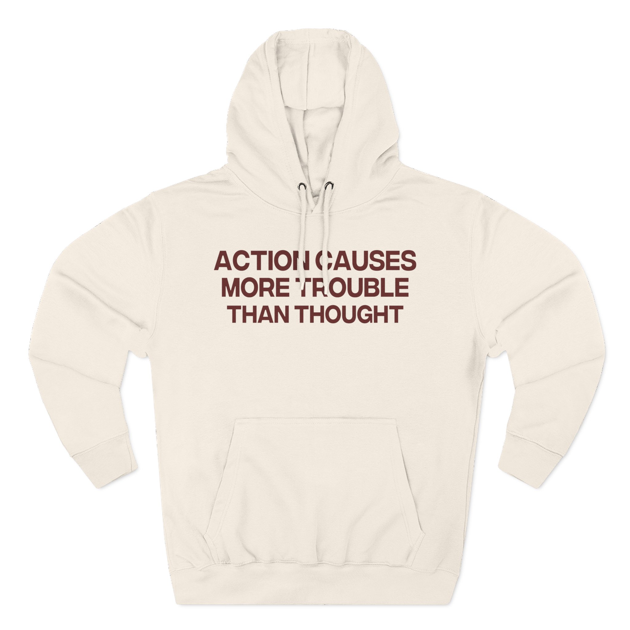 Jenny Holzer Action Causes More Trouble Than Thought Three-Panel Fleece Hoodie