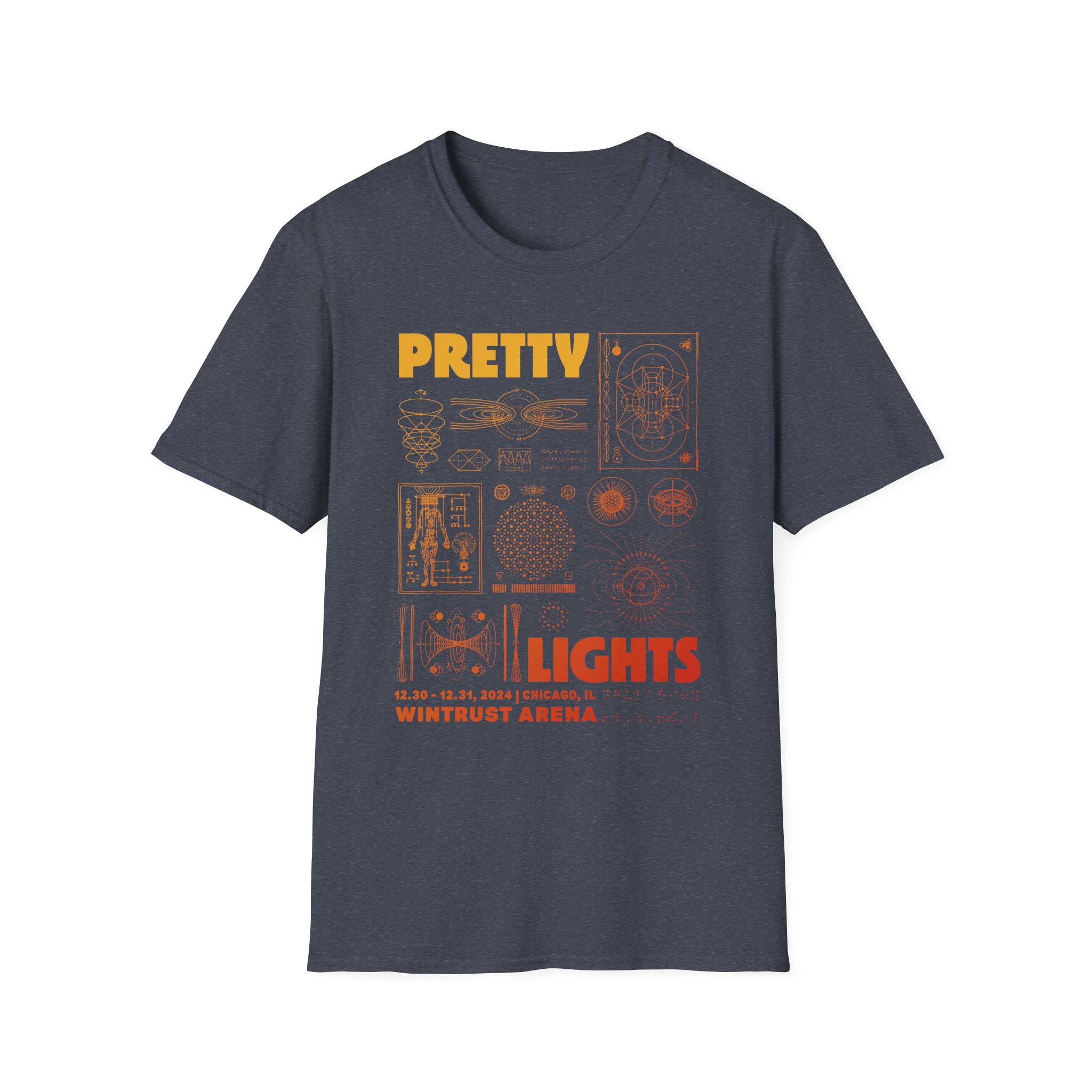 Pretty Lights Lucid Livestream @ Wintrust Arena Unisex Softstyle T-Shirt