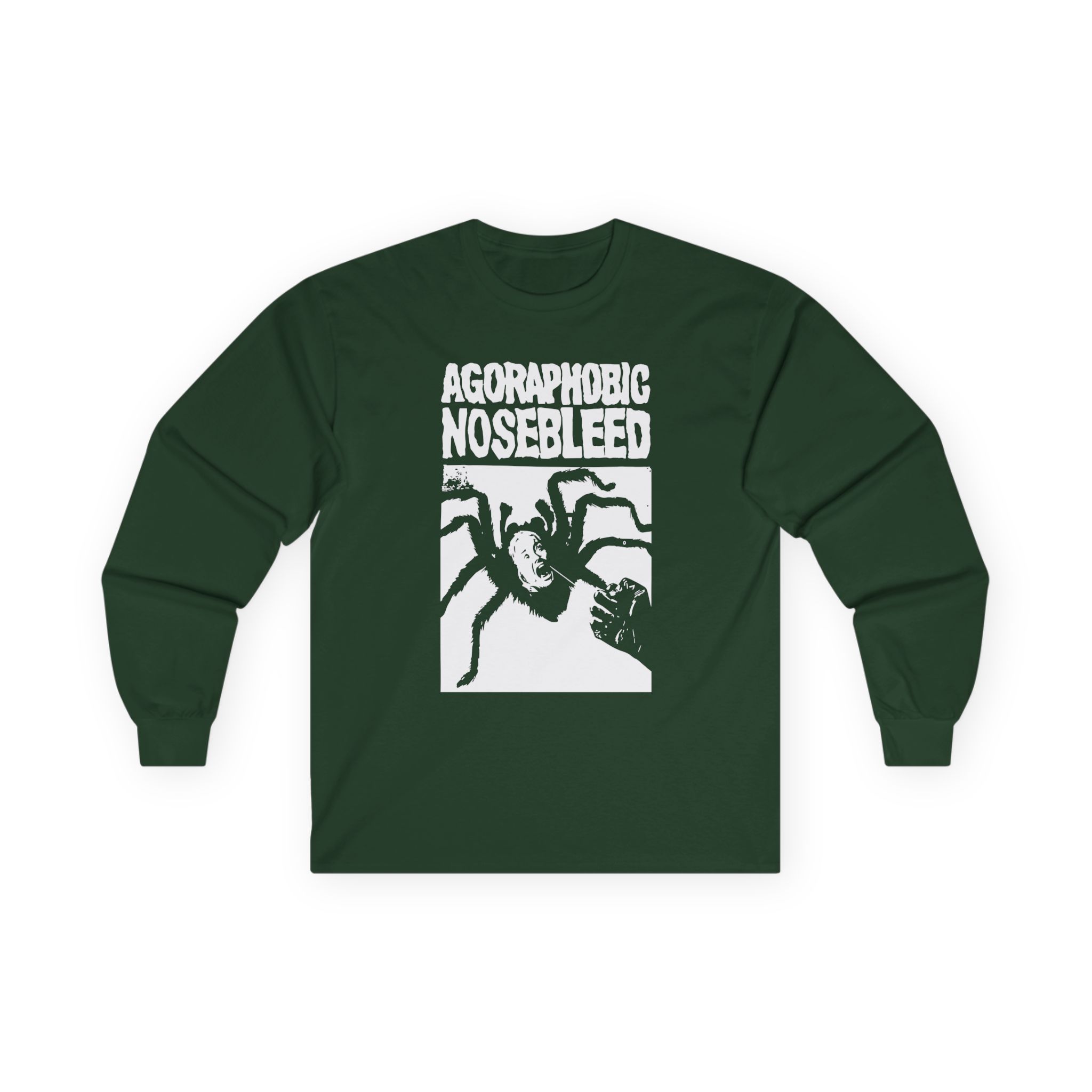 Agoraphobic Nosebleed Spider Unisex Ultra Cotton Long Sleeve Tee