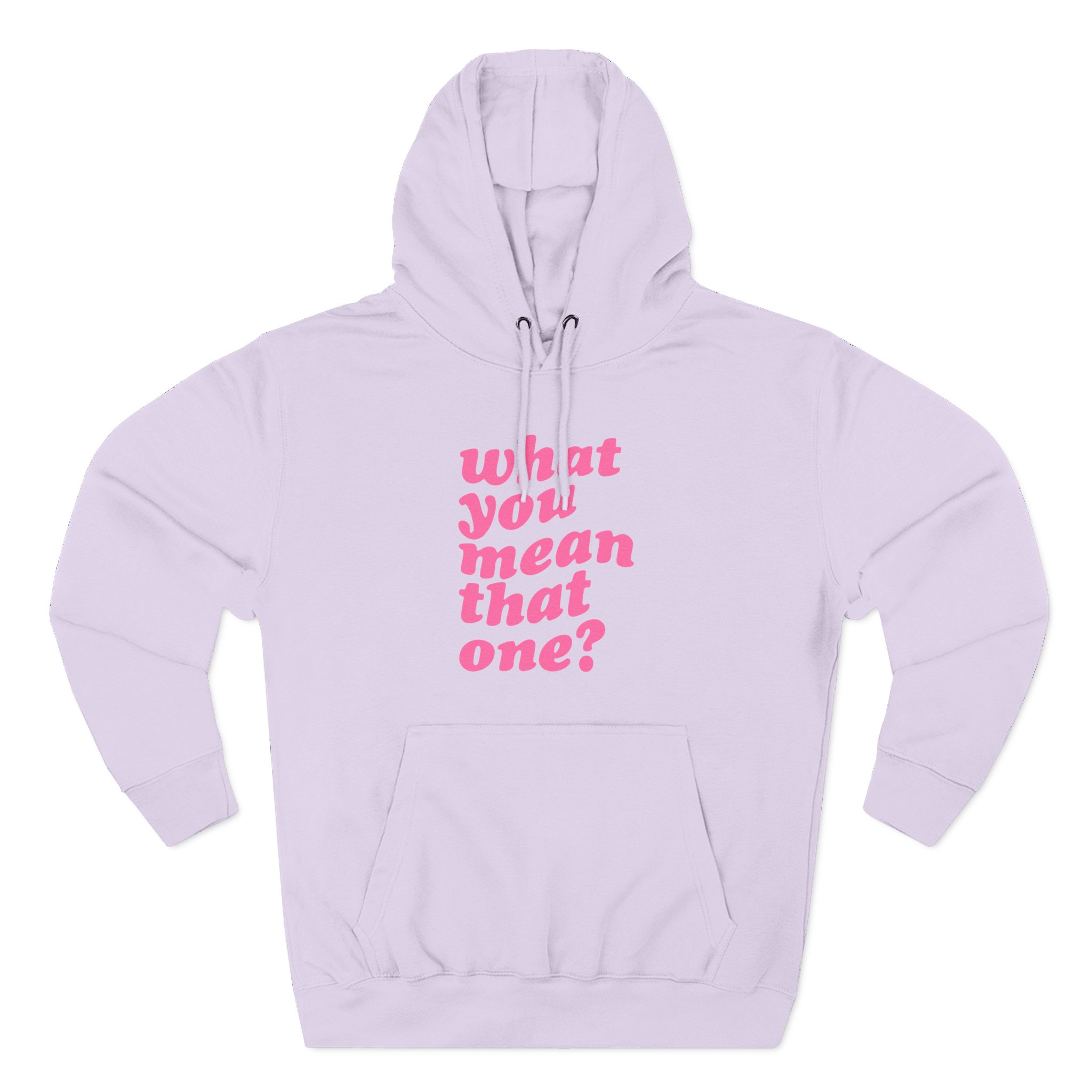 Shawty Bae What You Mean Three-Panel Fleece Hoodie