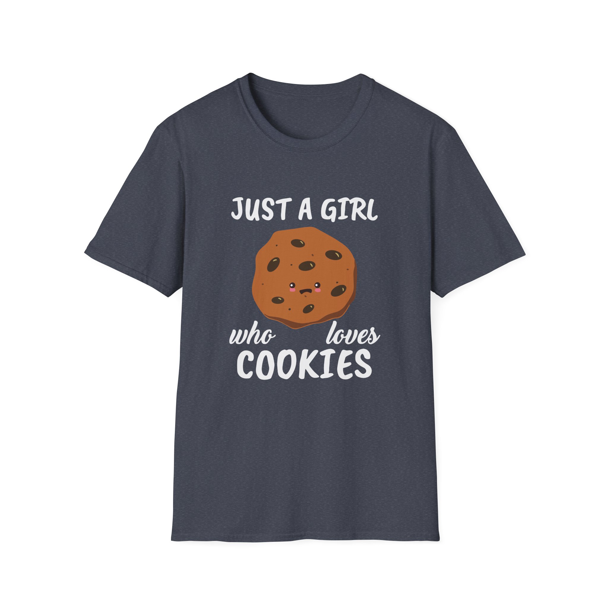 Cookieswirlc Just a Girl Who Loves Cookies Unisex Softstyle T-Shirt