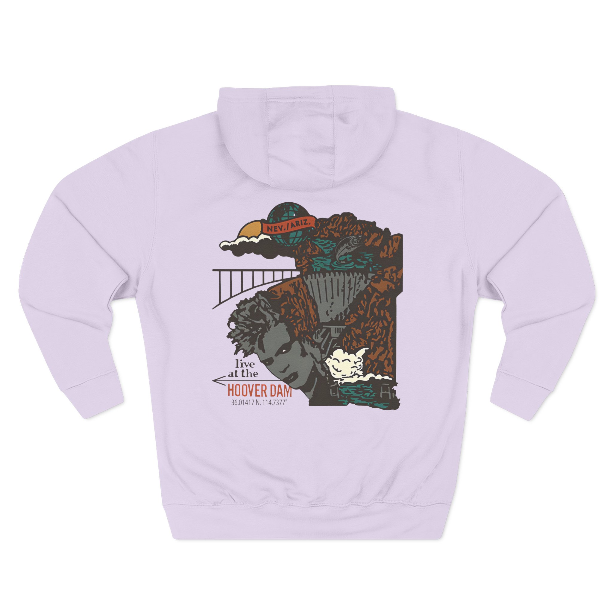 Billy Idol Hoover Dam Three-Panel Fleece Hoodie