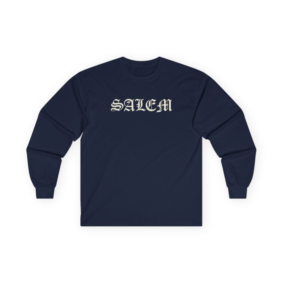 Salem Old English Unisex Ultra Cotton Long Sleeve Tee