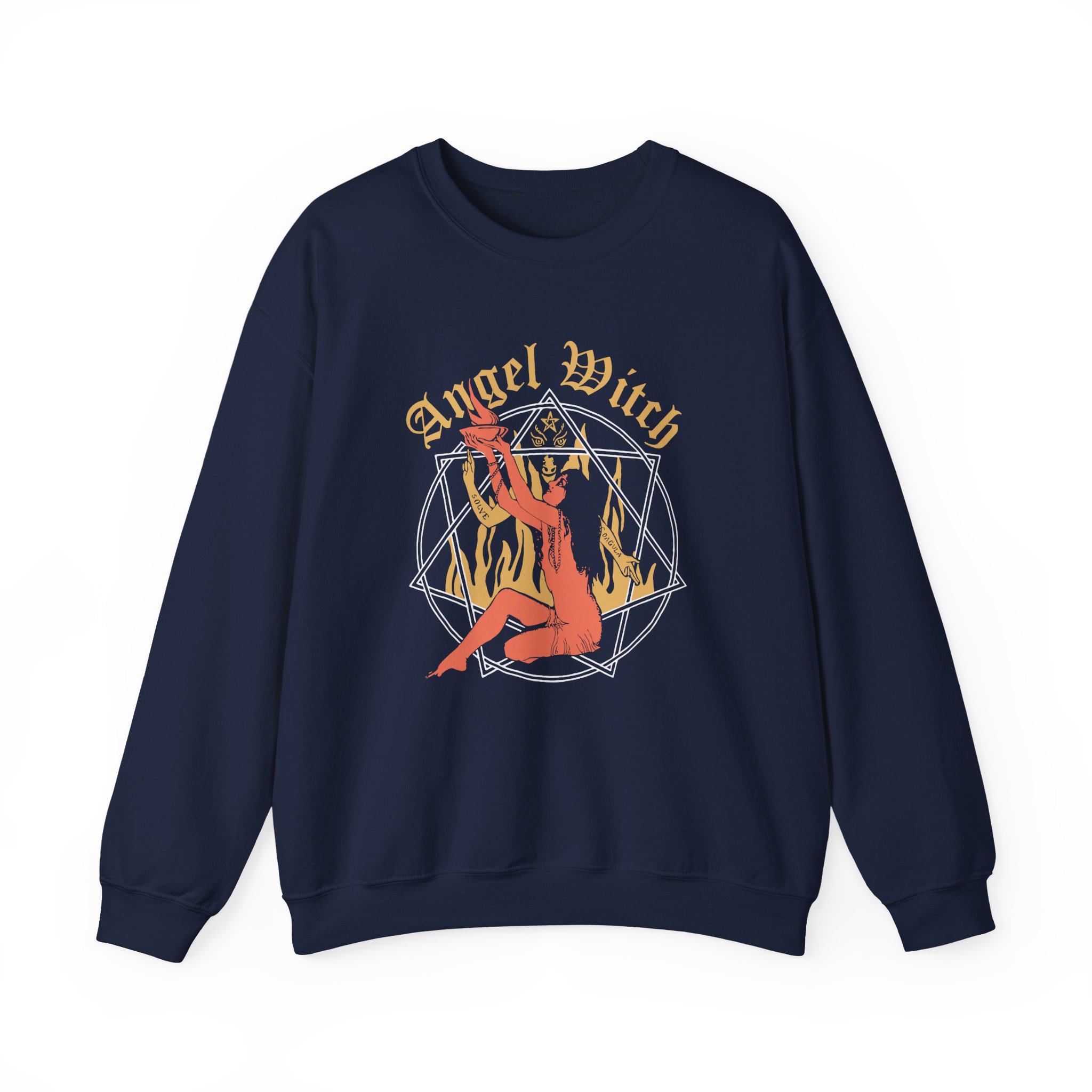 Angel Witch Priestess Unisex Heavy Blendâ„¢ Crewneck Sweatshirt