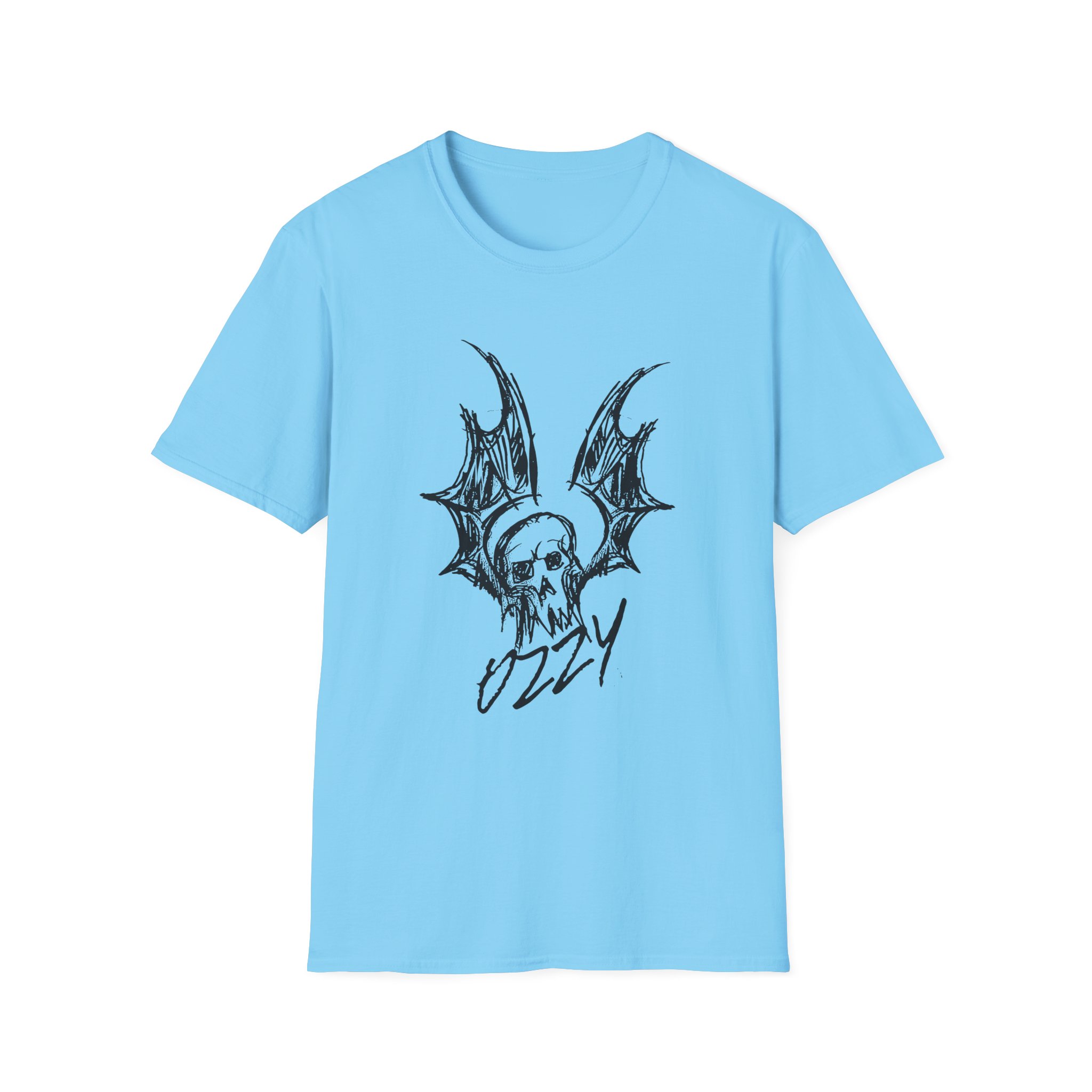 Ozzy Osbourne Bat Sketch Unisex Softstyle T-Shirt