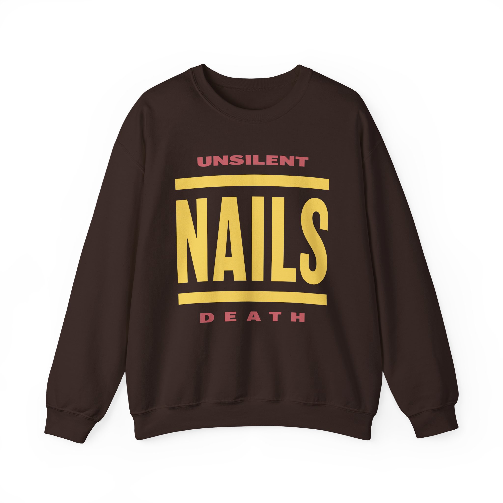 Nails Bold Lines Unisex Heavy Blendâ„¢ Crewneck Sweatshirt