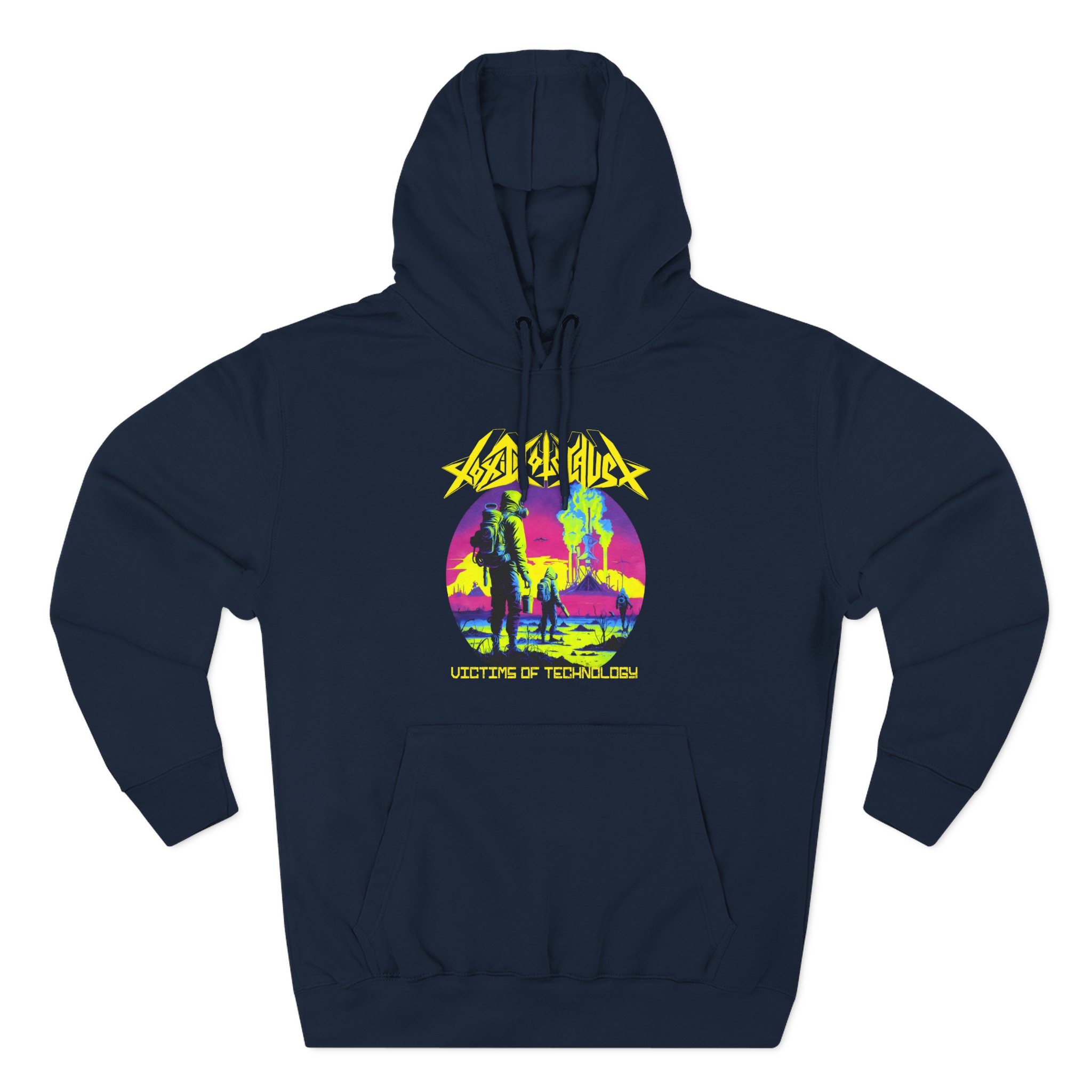 Toxic Holocaust Victims of Technology Three-Panel Fleece Hoodie