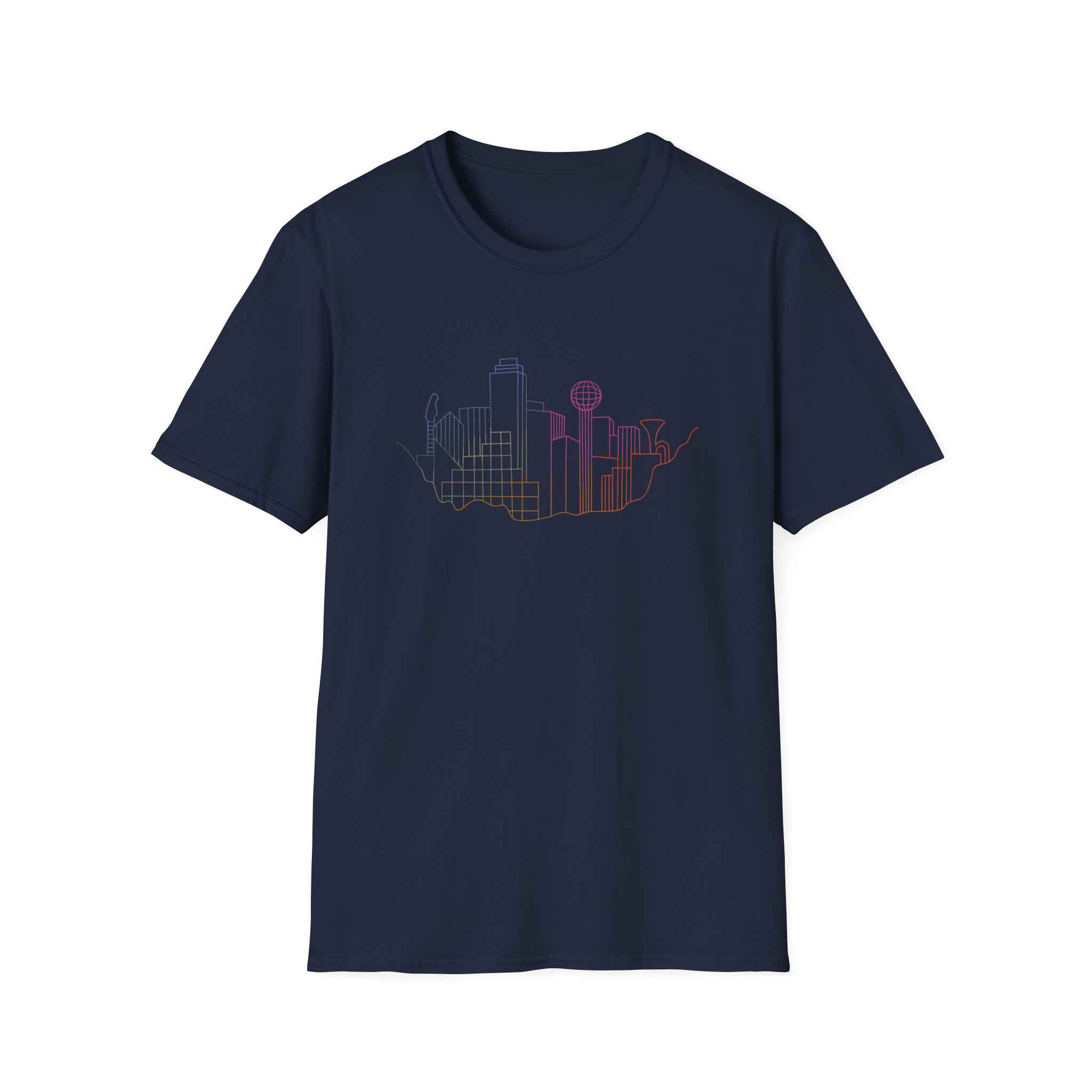 Snarky Puppy Empire Central Skyline Unisex Softstyle T-shirt