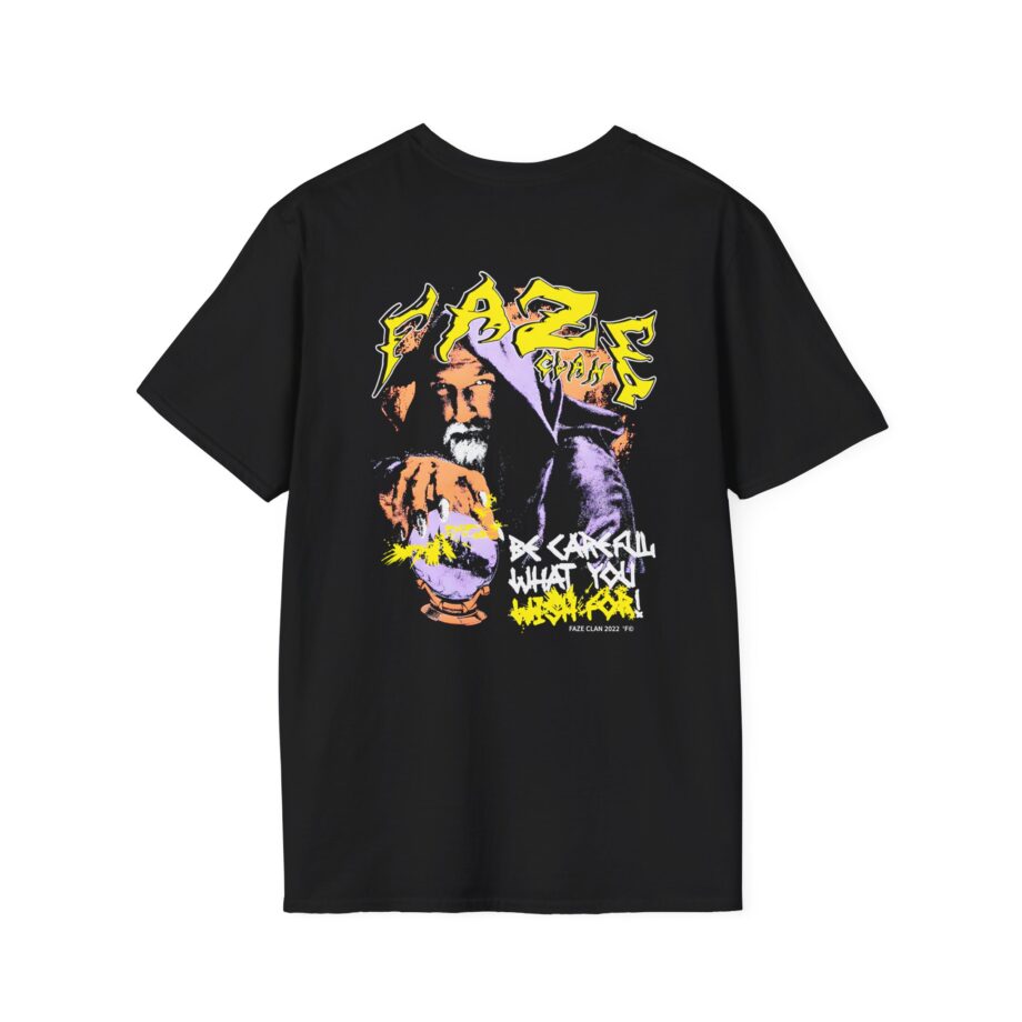 Faze Clan Be Careful What You Wish for Wizard Unisex Softstyle T-Shirt
