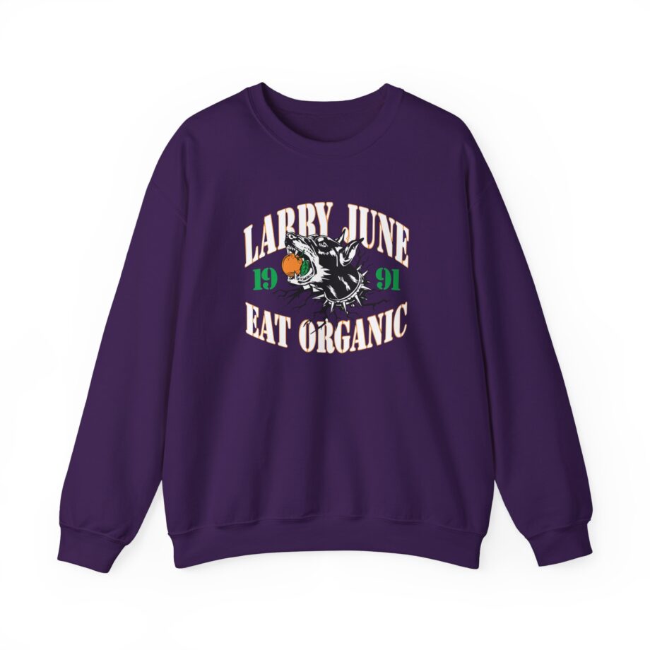 Larry June Eat Organic Unisex Heavy Blend™ Crewneck Sweatshirt