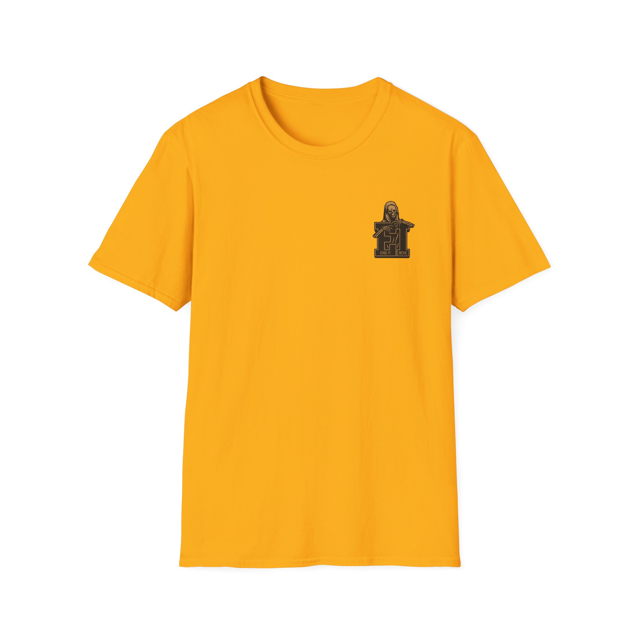 End It Bchc Reaper Emblem Unisex Softstyle T-Shirt