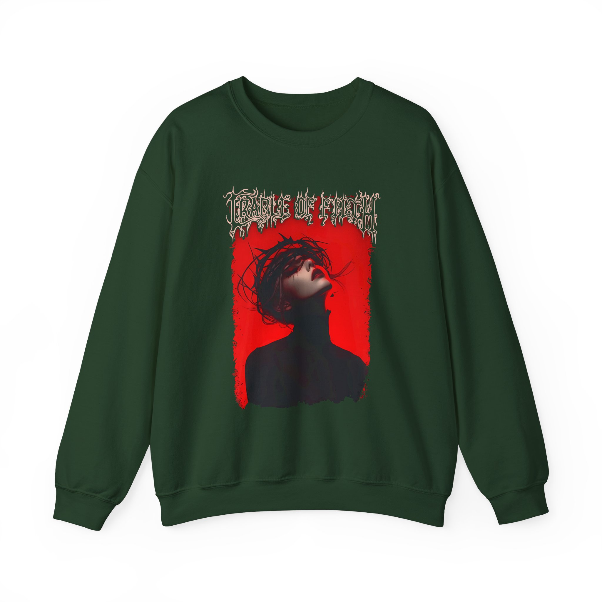 Cradle of Filth Bathe Me in Blood Unisex Heavy Blendâ„¢ Crewneck Sweatshirt
